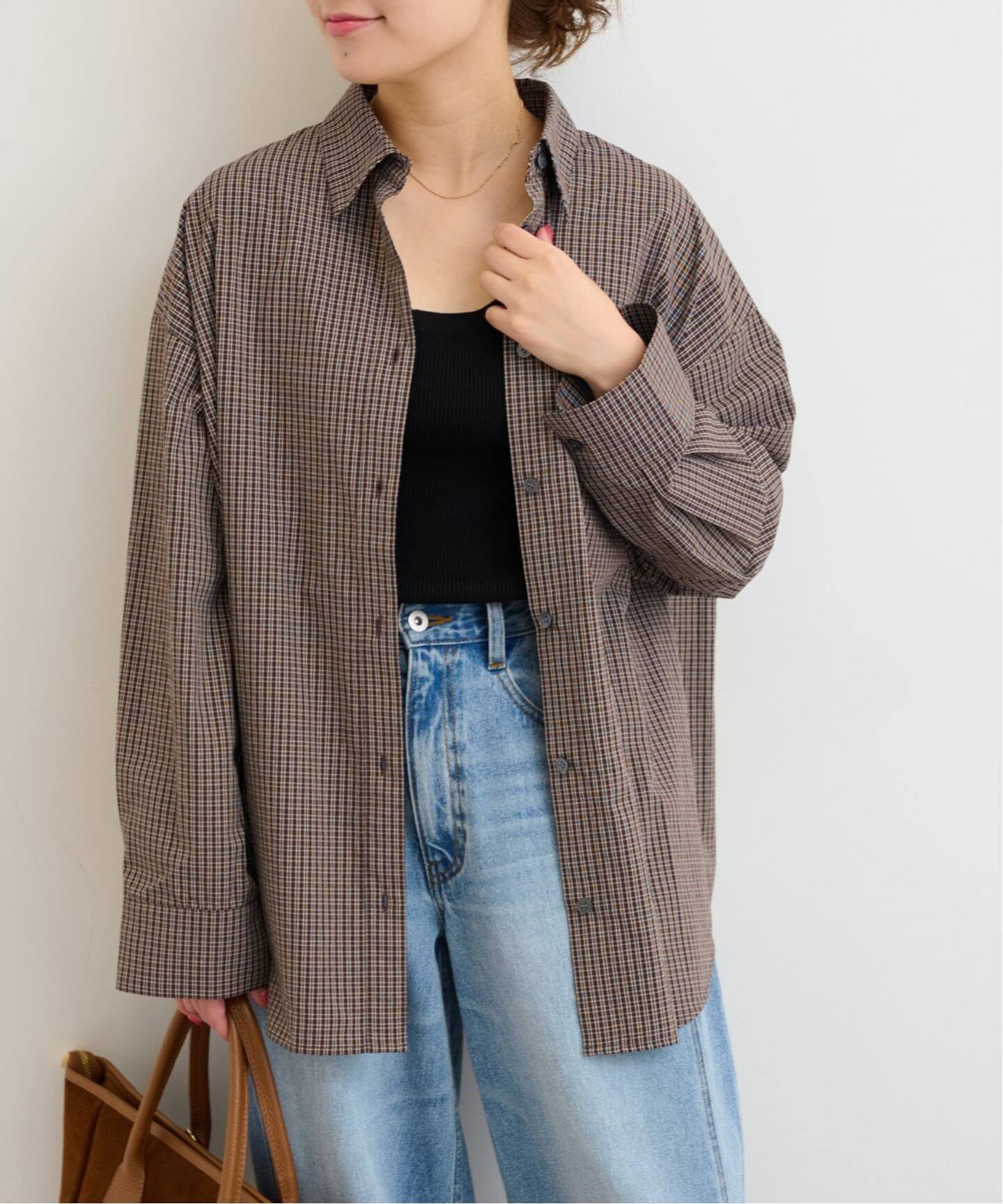 チェックオーバーサイズシャツ（シャツ／ブラウス）｜JOURNAL STANDARD