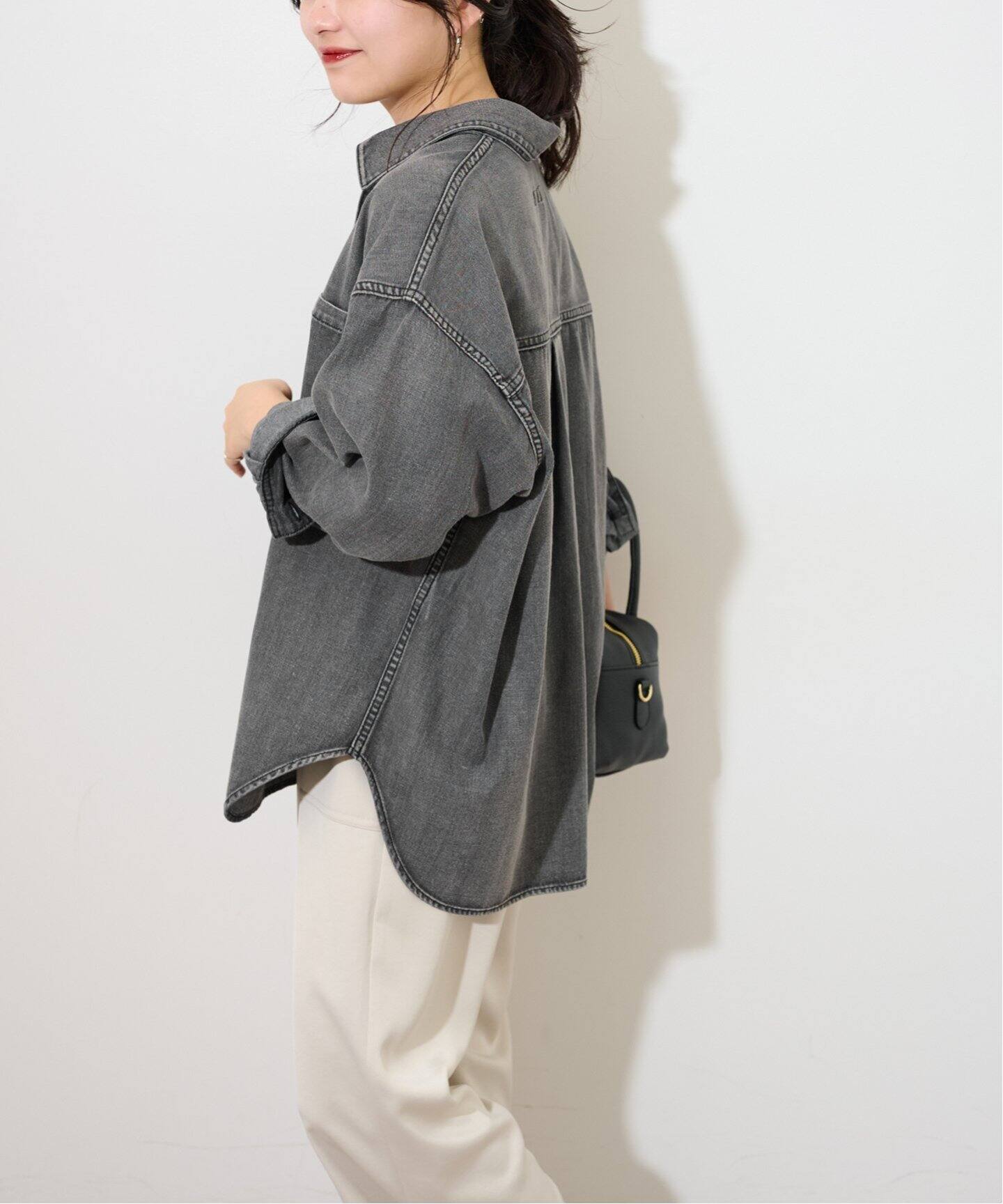 レリューム デニムプルオーバーシャツ　ジャーナルスタンダード　ダンガリー 美品 ジャーナルスタンダードレリューム デニムプルオーバー