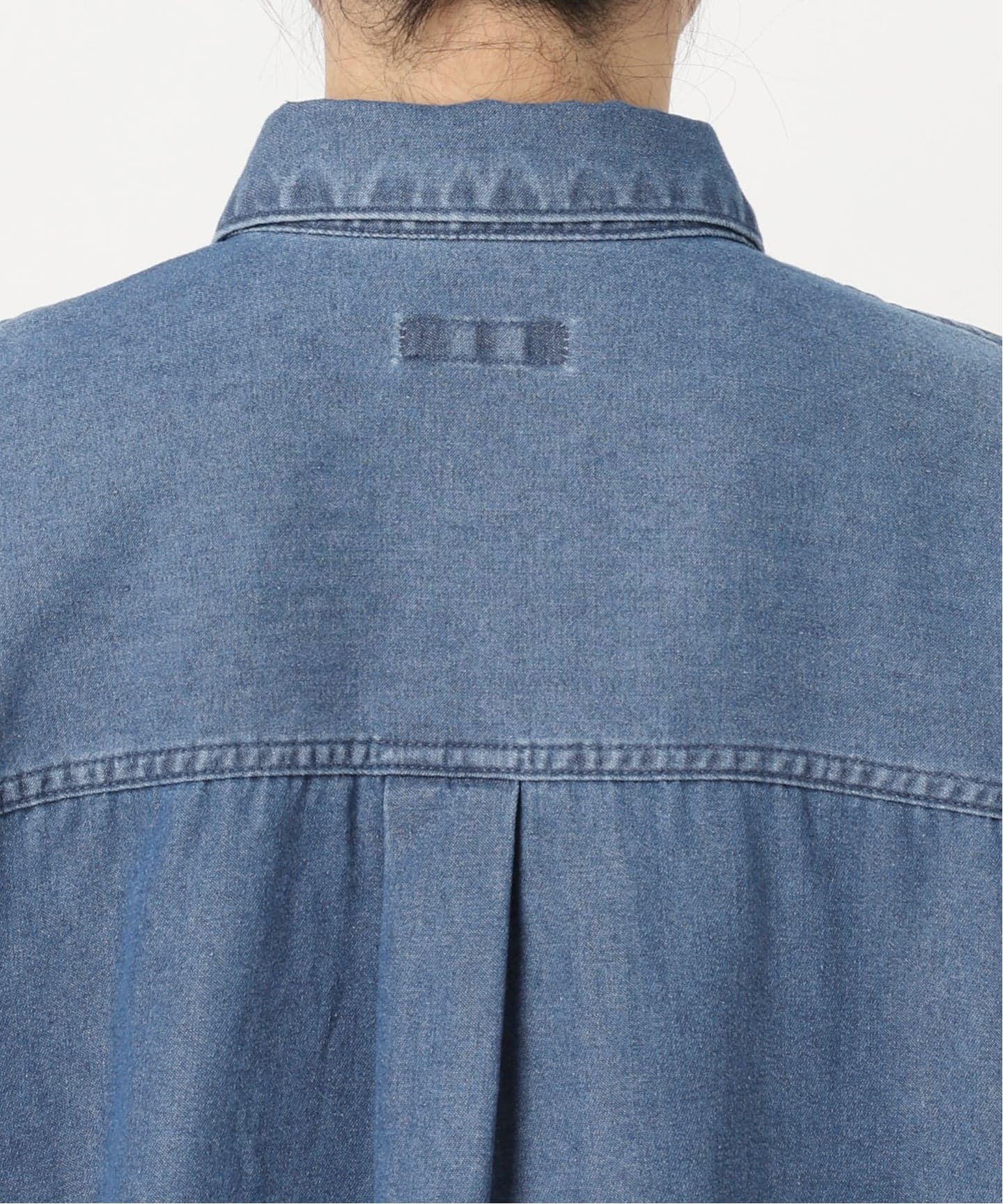 WEB限定追加2》デニムプルオーバーシャツ（シャツ／ブラウス