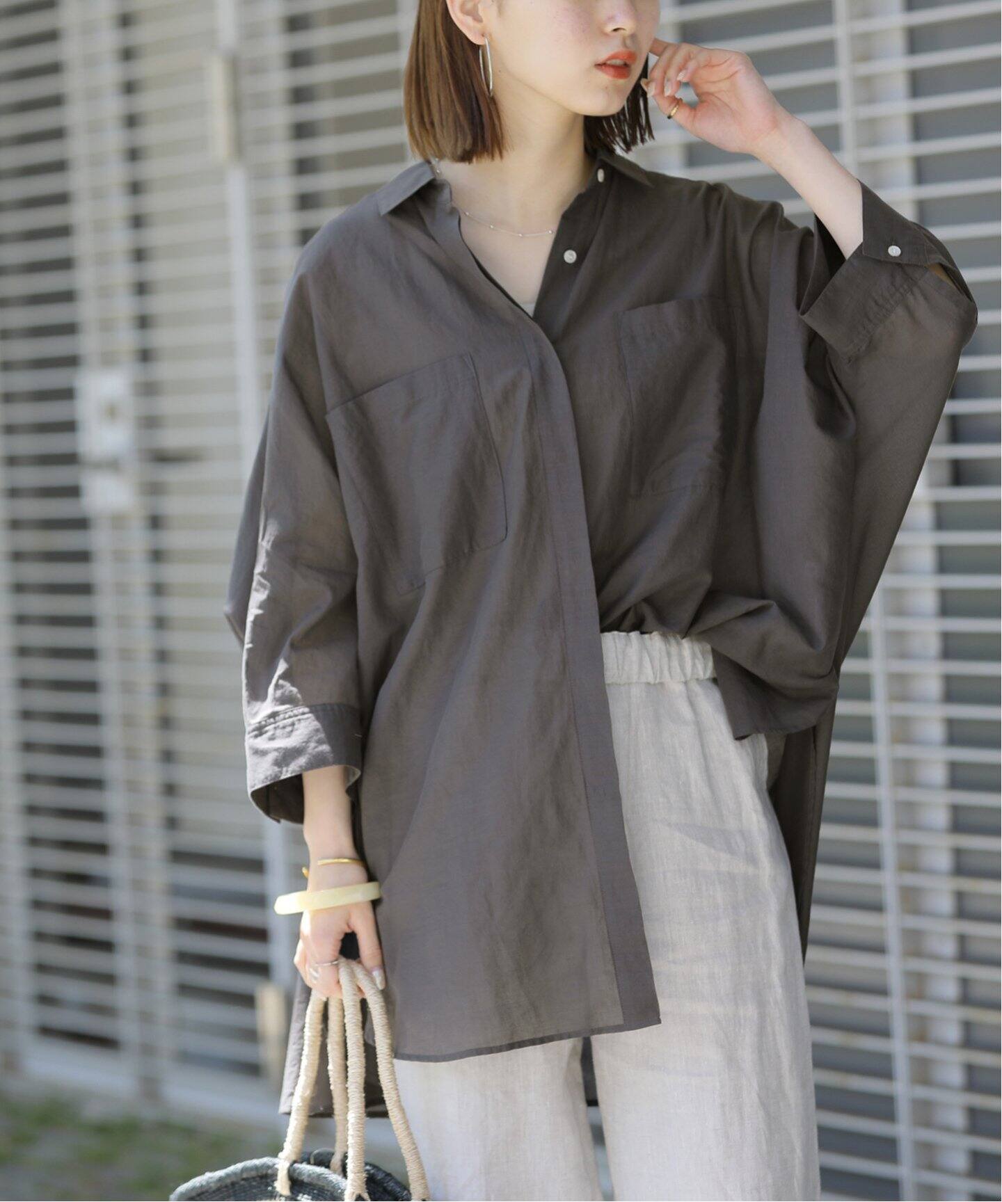 シアーコットンドルマンシャツ（シャツ／ブラウス）｜JOURNAL
