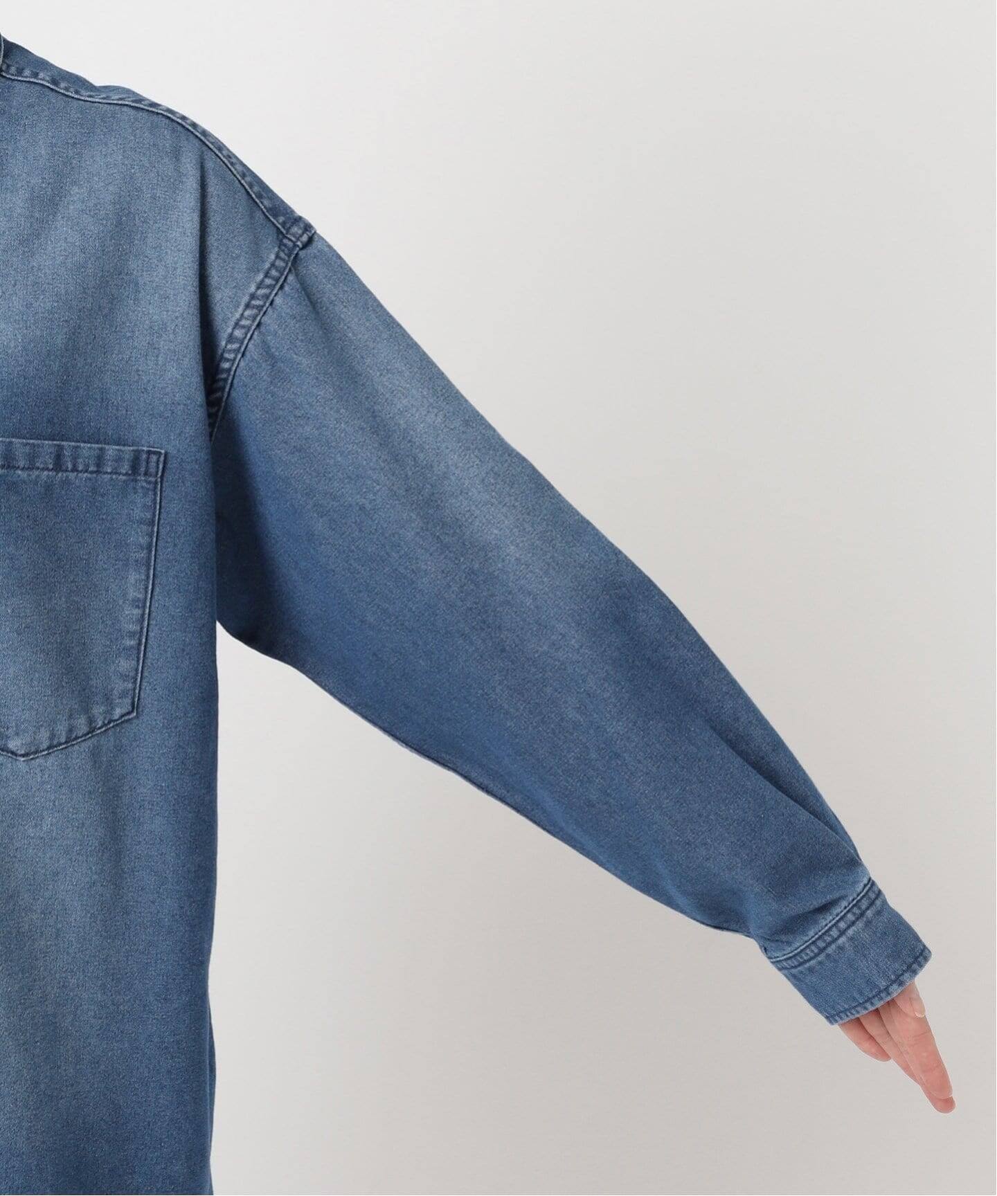 WEB限定追加》デニムオーバーサイズシャツ（シャツ／ブラウス