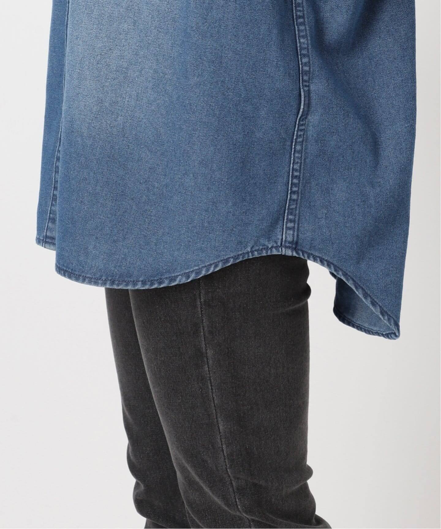 WEB限定追加》デニムオーバーサイズシャツ（シャツ／ブラウス