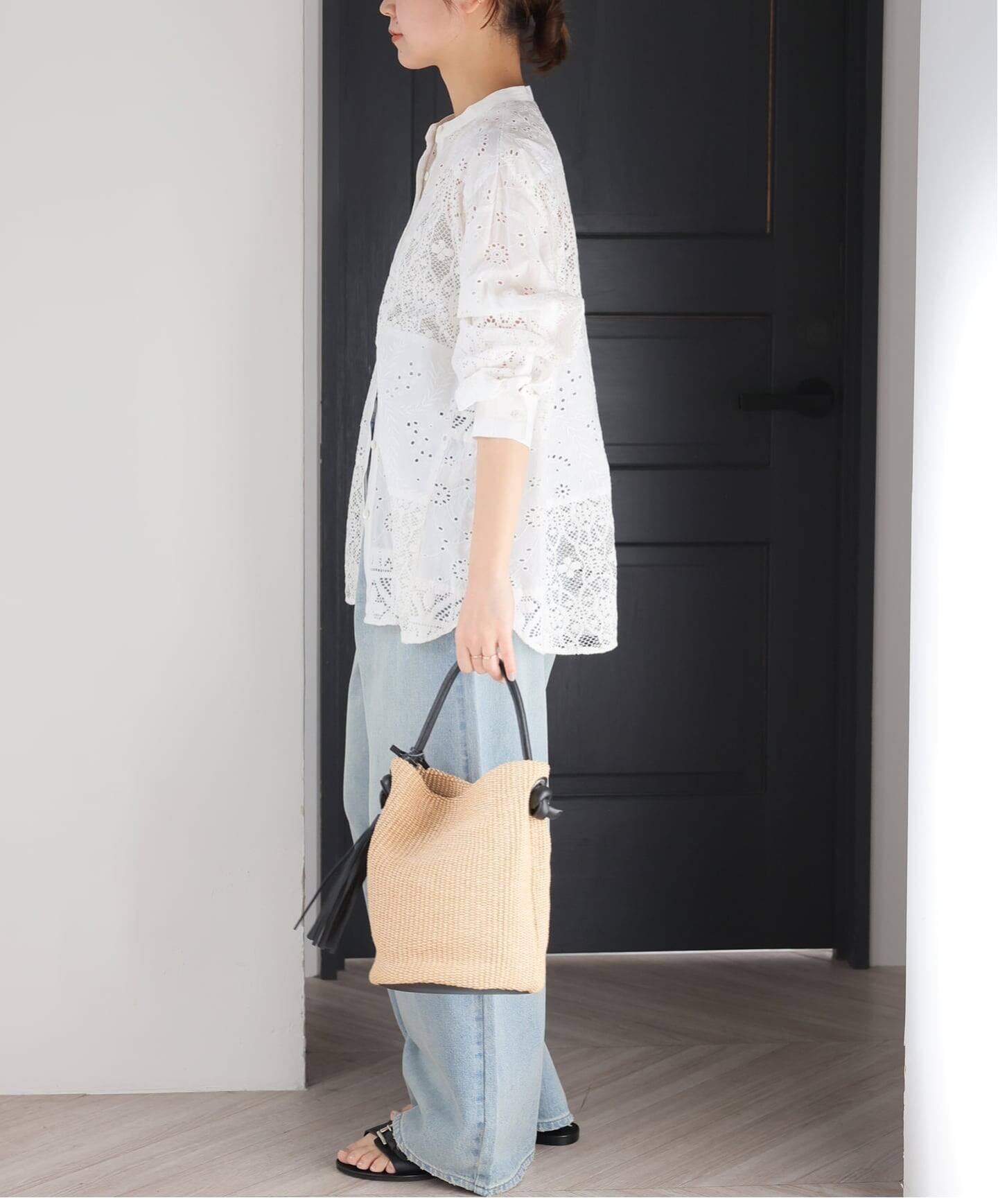 追加予約》パッチワークレースシャツ（シャツ／ブラウス）｜JOURNAL