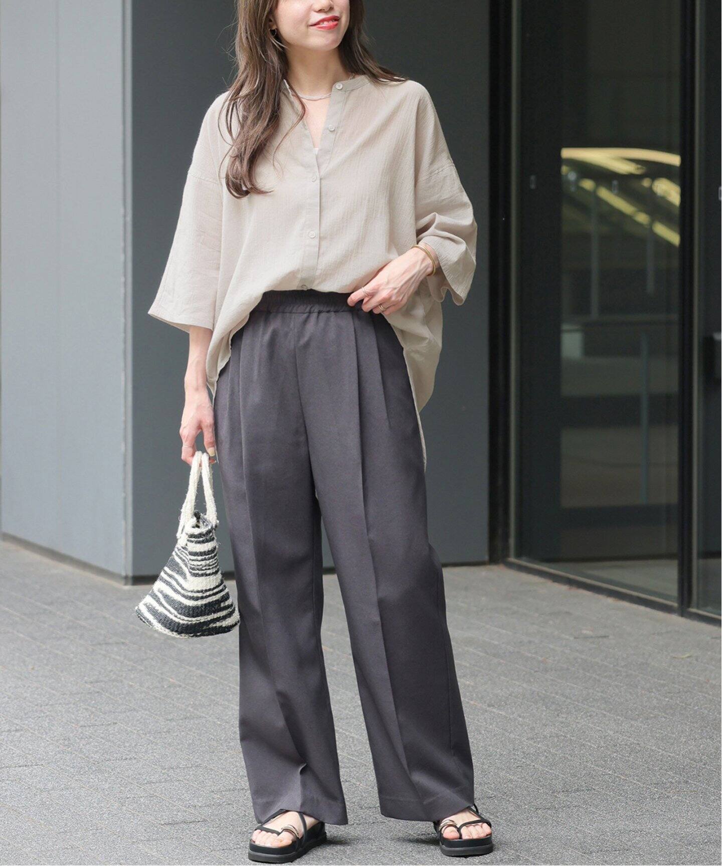 楊柳バンドカラーシャツ（シャツ／ブラウス）｜JOURNAL STANDARD