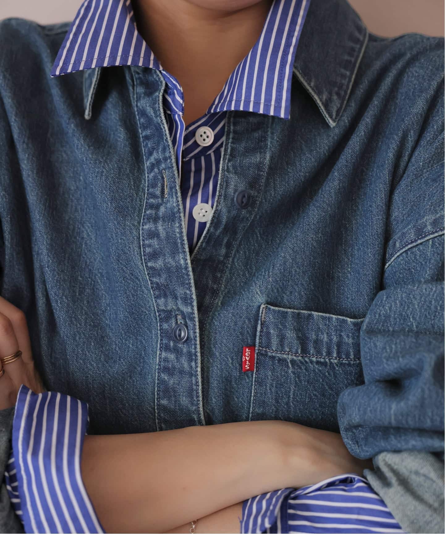 別注【LEVI'S/リーバイス】デニムシャツ（シャツ／ブラウス
