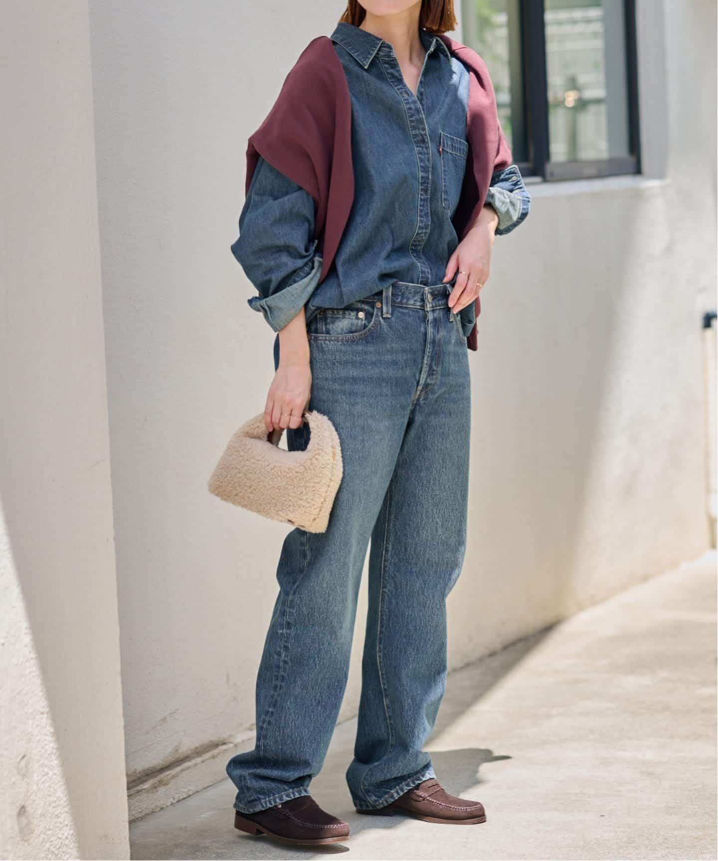 【JOURNALSTANDARD×LEVIS】別注 デニムシャツ長袖シャツ 予約》別注【LEVI'S/リーバイス】デニムシャツ（シャツ