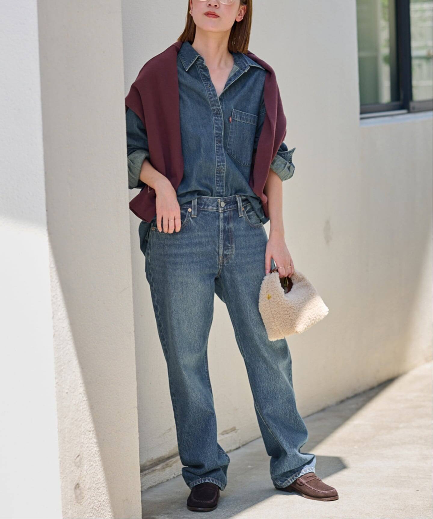 ジャーナルスタンダード　別注　リーバイス　デニム　シャツ 別注【LEVI'S/リーバイス】デニムシャツ（シャツ／ブラウス