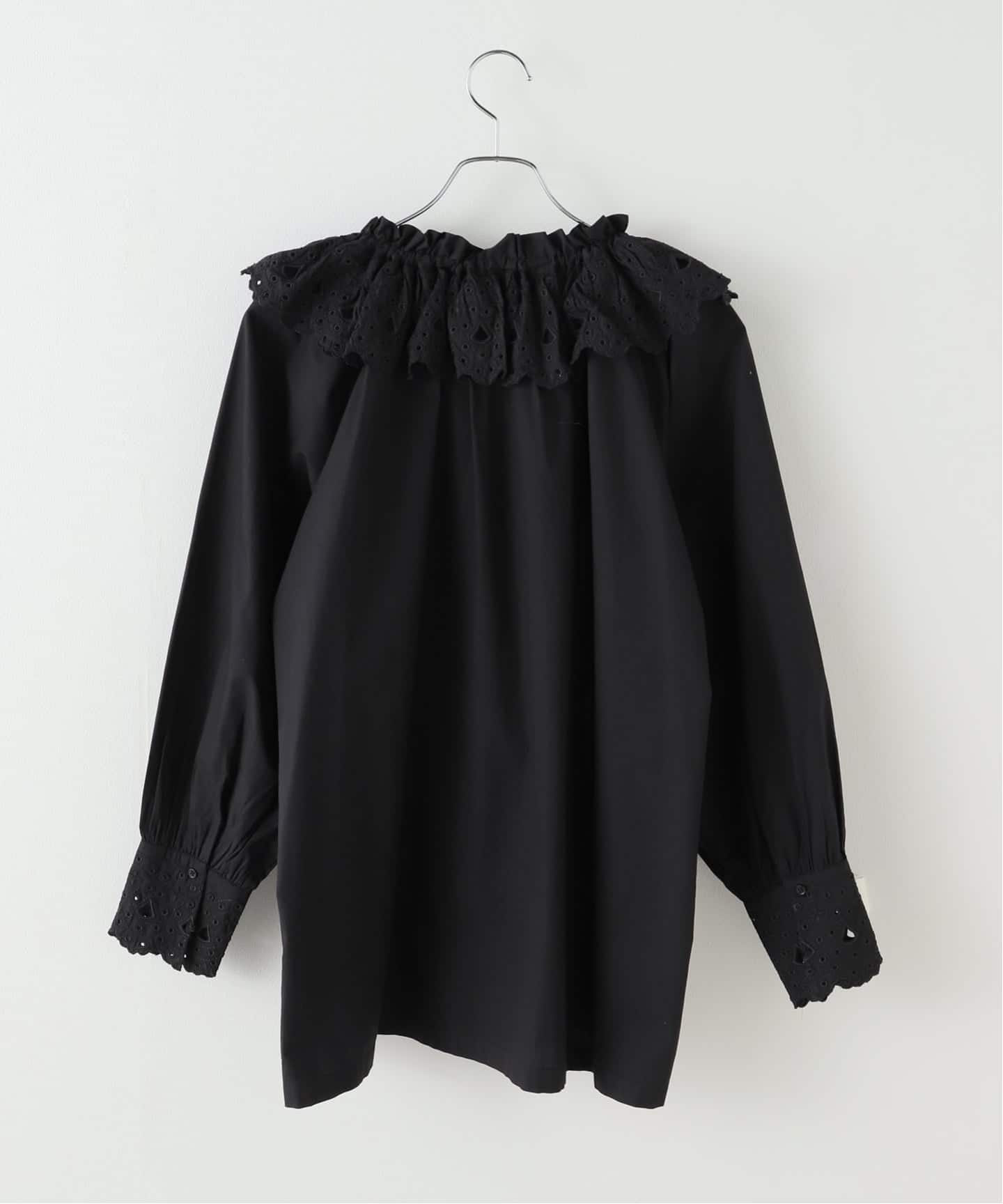 SARA MALLIKA/サラマリカ】 COTTON SCALLOP COLLAR BL：ブラウス