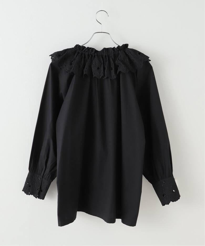 SARA MALLIKA/サラマリカ】 COTTON SCALLOP COLLAR BL：ブラウス 