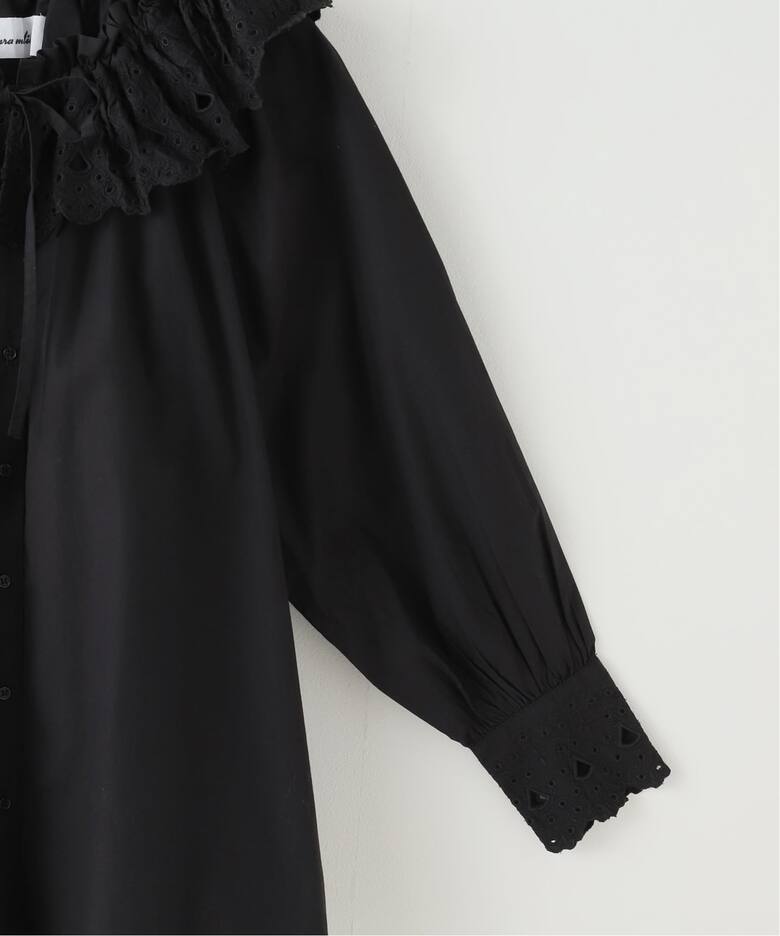 SARA MALLIKA/サラマリカ】 COTTON SCALLOP COLLAR BL：ブラウス 
