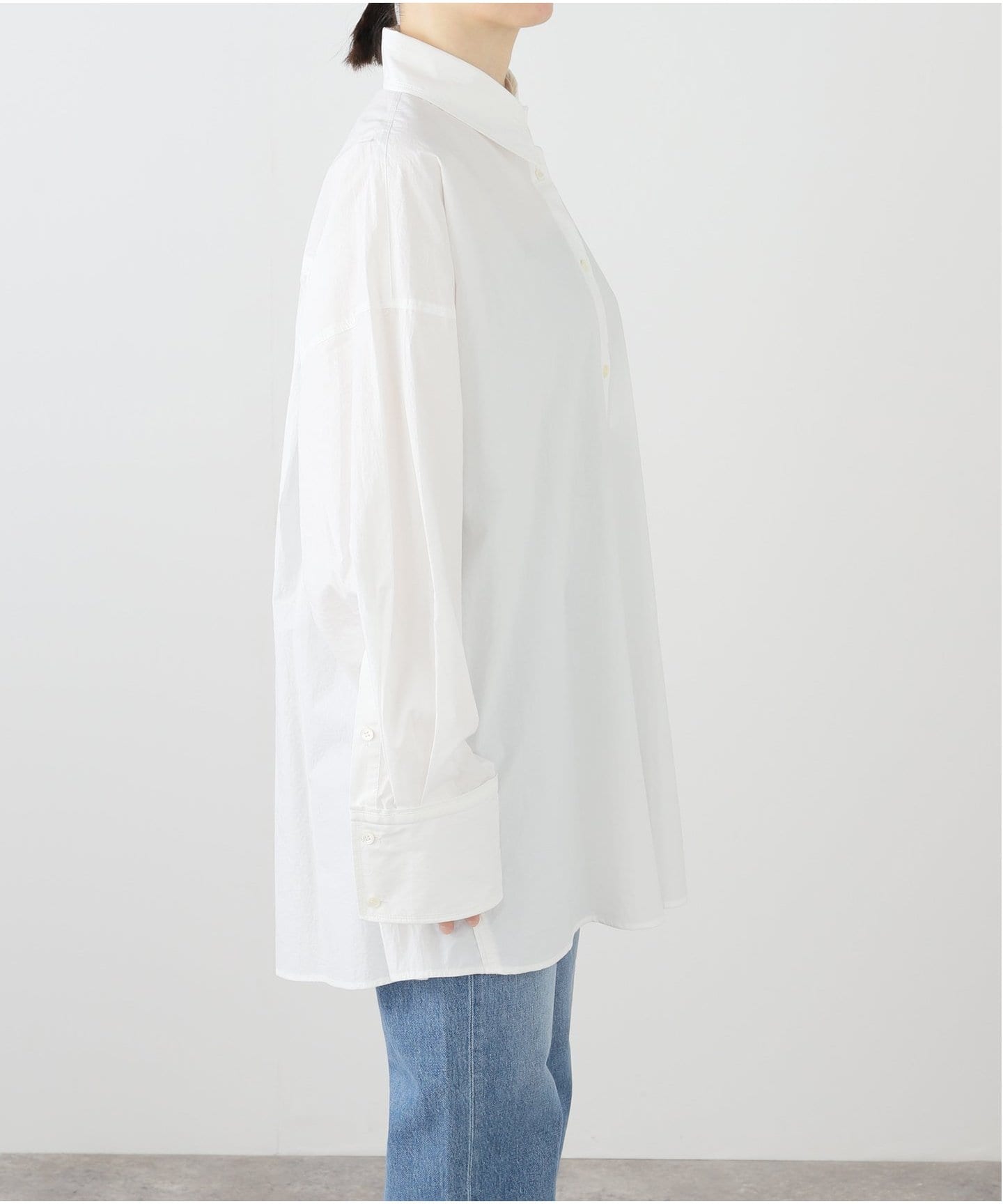 ブラウス シャツ 「PROVOKE/プロヴォーク」 Super big SH レディース ブラウス シャツ 「PROVOKE/プロヴォーク」Super big stripe