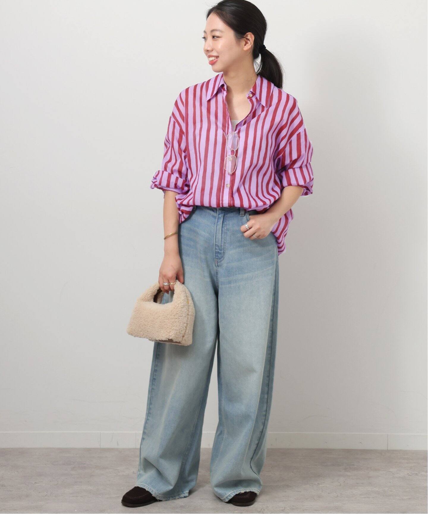 ブラウス シャツ 「THE KORNER/ザ コーナー」コットンシャツ レディース TheKorner ブラウス シャツ 「THE KORNER/ザ コーナー」コットン