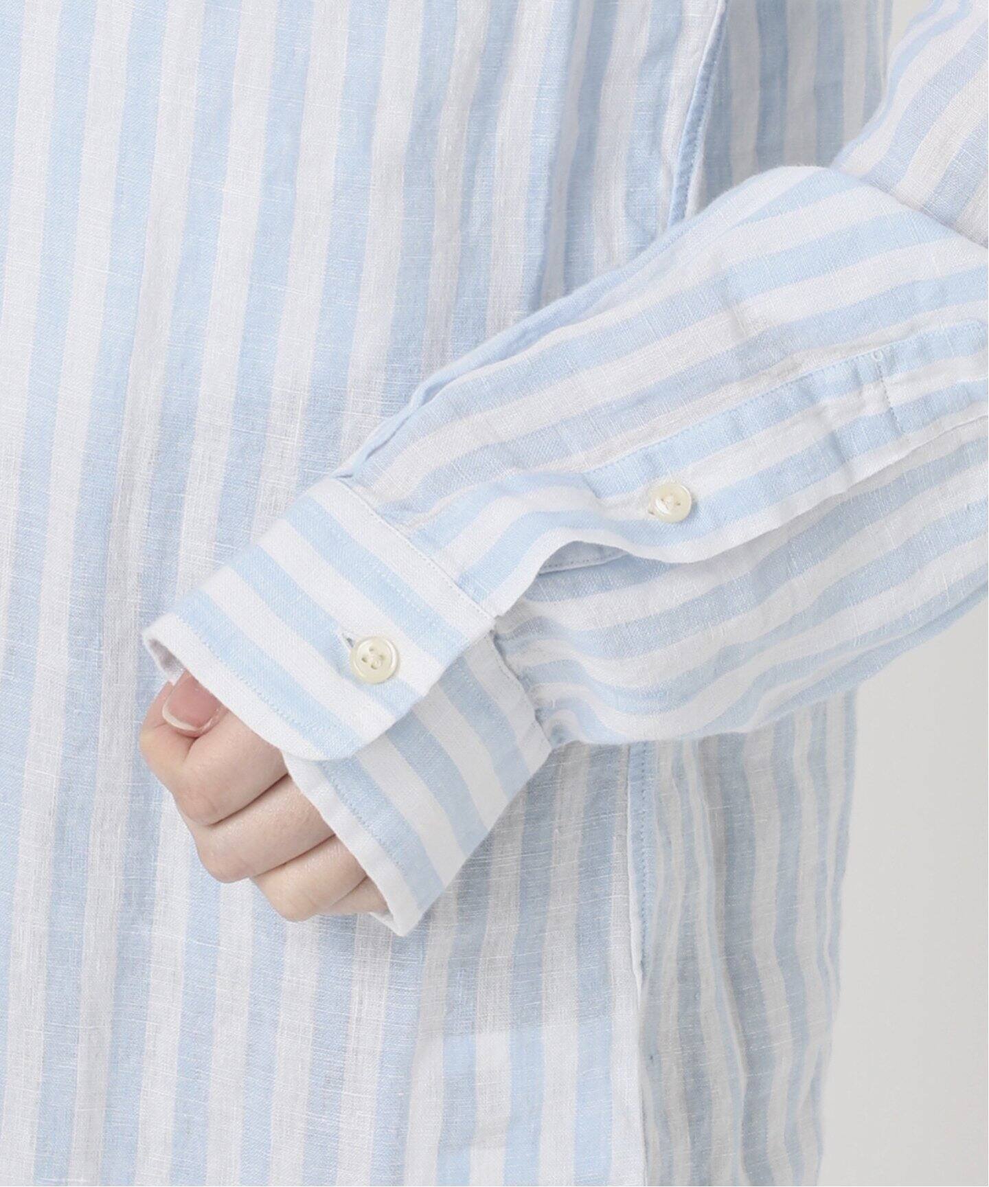 POLO RALPH LAUREN / ポロ ラルフ ローレン】ストライプリネンシャツ 