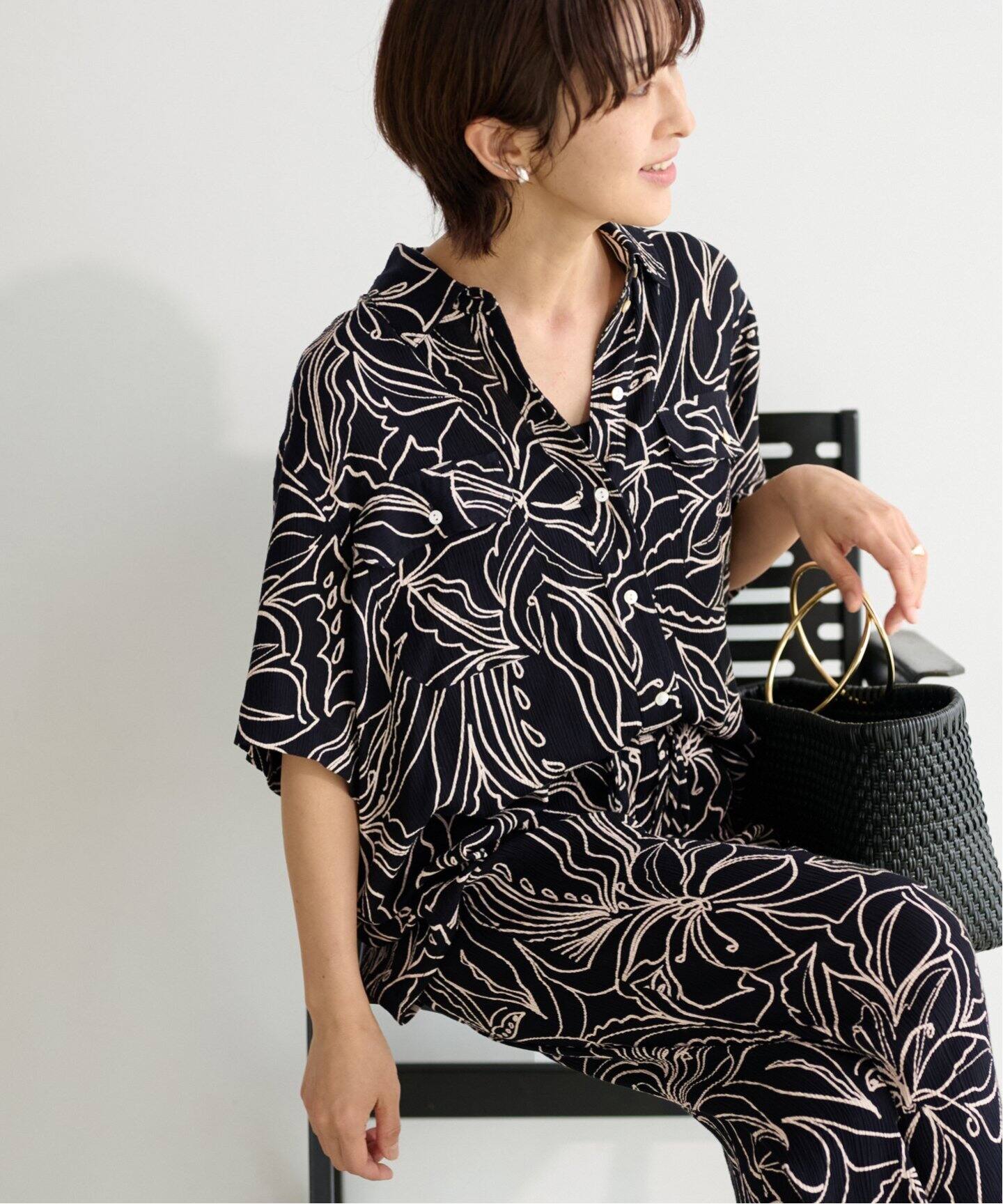 追加》【BILA77/ヴィーラセブンティセブン】BEDFORD TOP：シャツ 