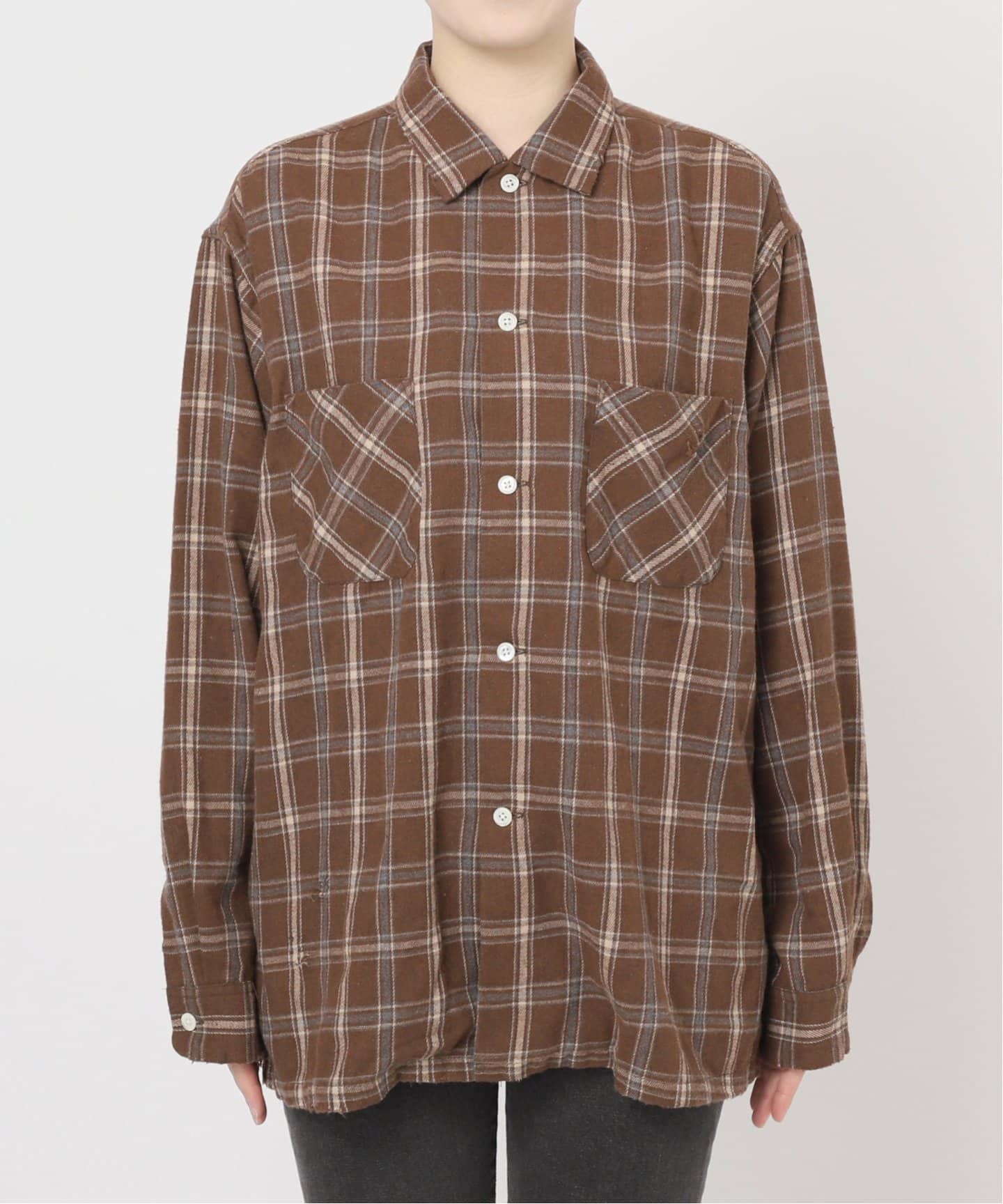 予約》【Dan River/ダンリバー】WORN OUT CHECK BOX SHIRT