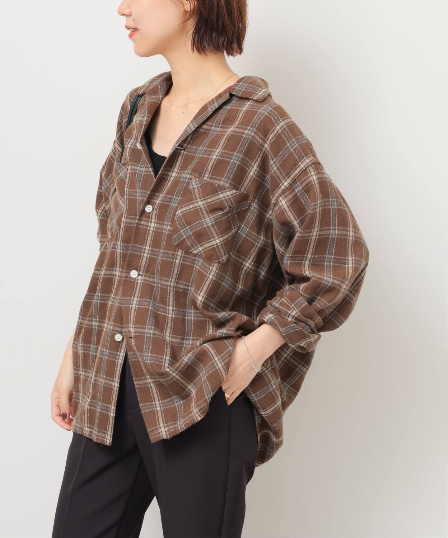 Dan River/ダンリバー】WORN OUT CHECK BOX SHIRT：シャツ（シャツ 