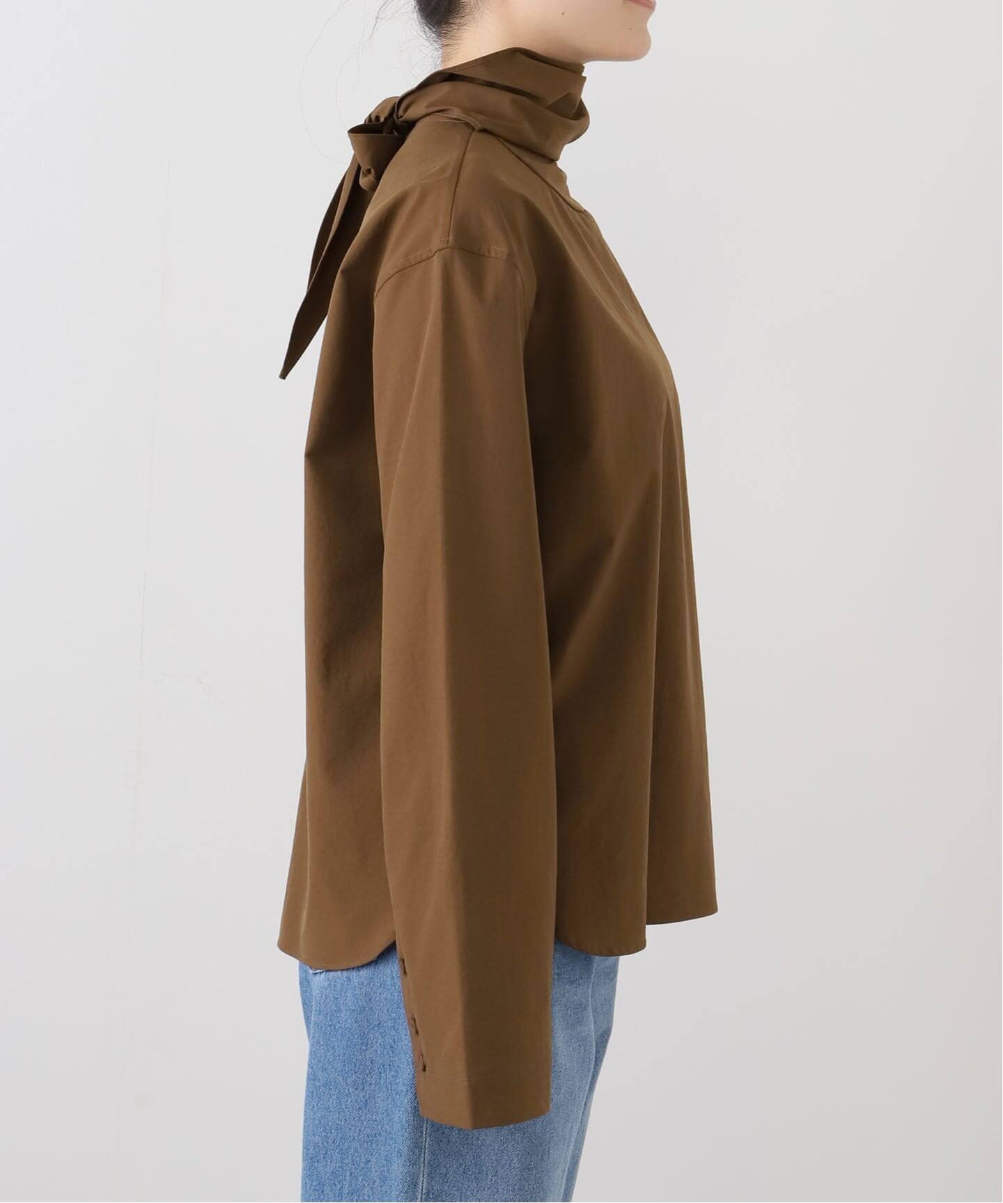 TODAYFUL/トゥデイフル】 Roundhem Tie Blouse（シャツ