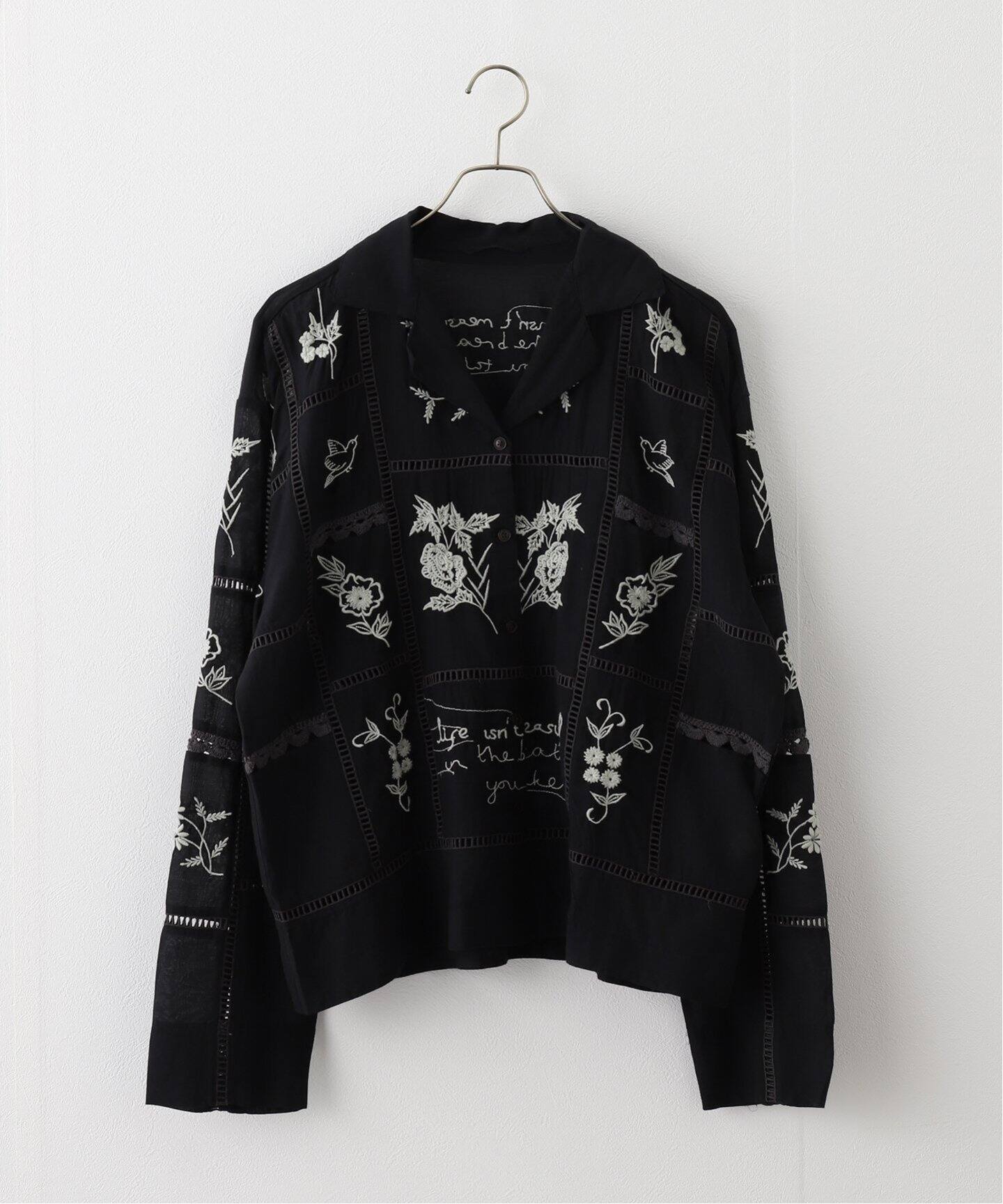 TODAYFUL/トゥデイフル】 Embroidery Patchwork Shirts：シャツ 