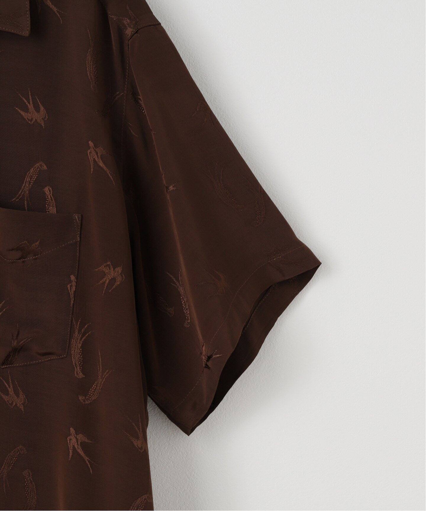 TODAYFUL/トゥデイフル】 Swallow Satin Shirts：シャツ（シャツ