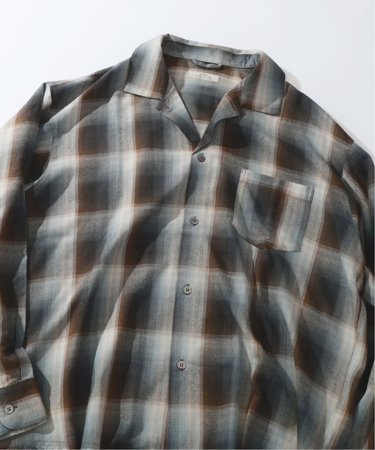 JOURNAL STANDARD relume フリンジチェックシャツ 予約》レーヨン