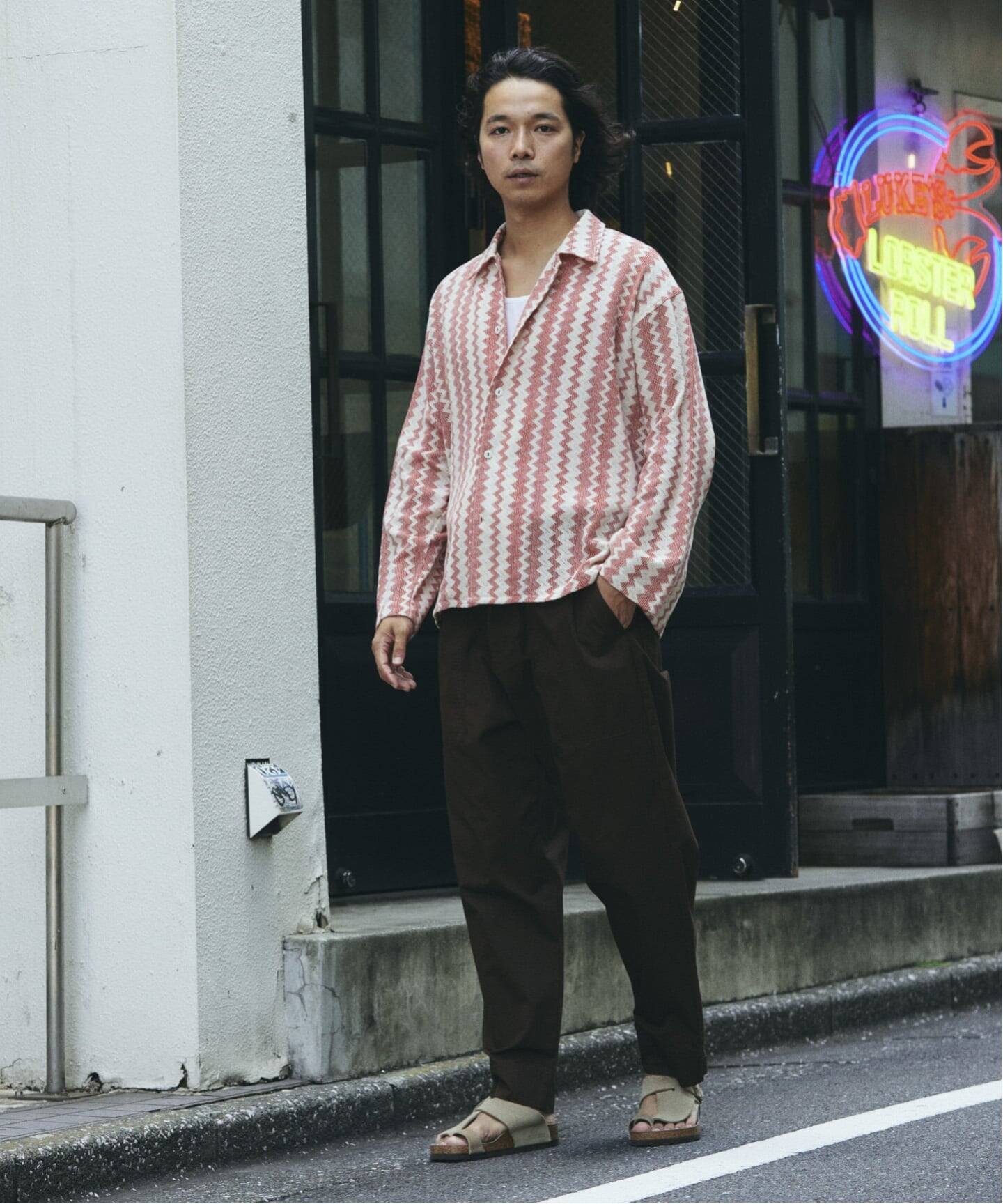 INDIA COTTON クロシェシャツ JOURNAL STANDARD relume シャツ INDIA COTTON クロシェシャツ