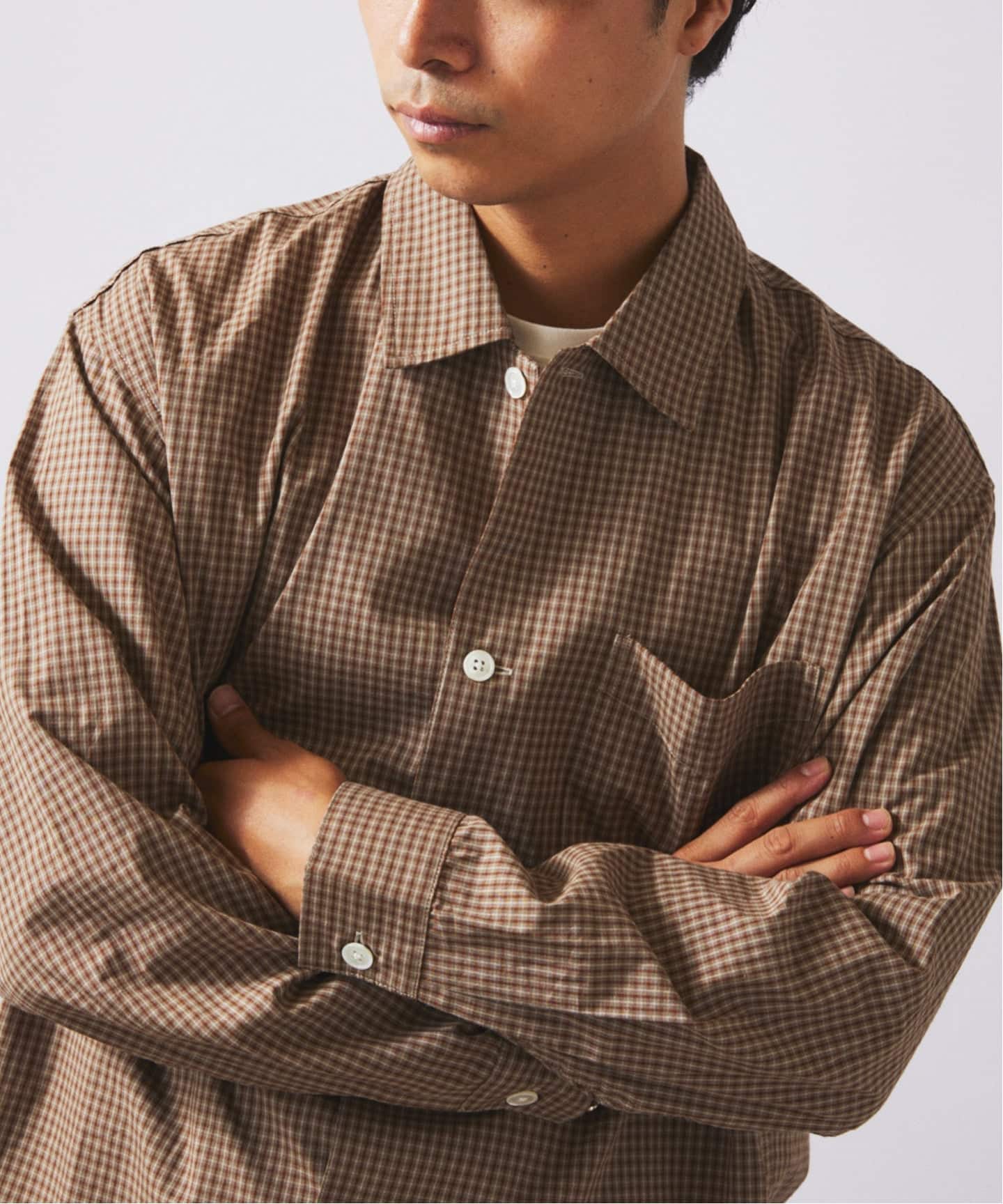 コンパクト ミニチェック シャツ（シャツ／ブラウス）｜JOURNAL