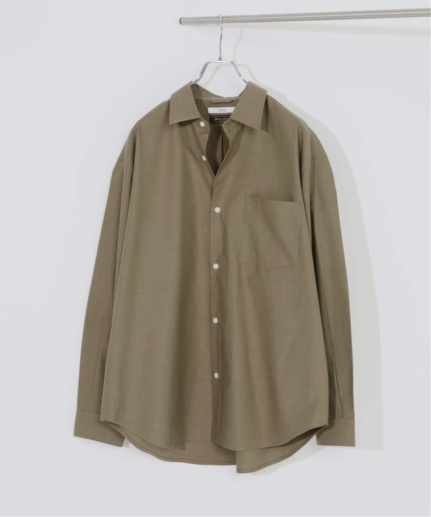 ジャーナルスタンダード レリューム（JOURNAL STANDARD relume）/JAMES FABRIC / ジェームスファブリック ウールブレンド シャツ JAMES FABRIC / ジェームスファブリック ウールブレンド シャツ