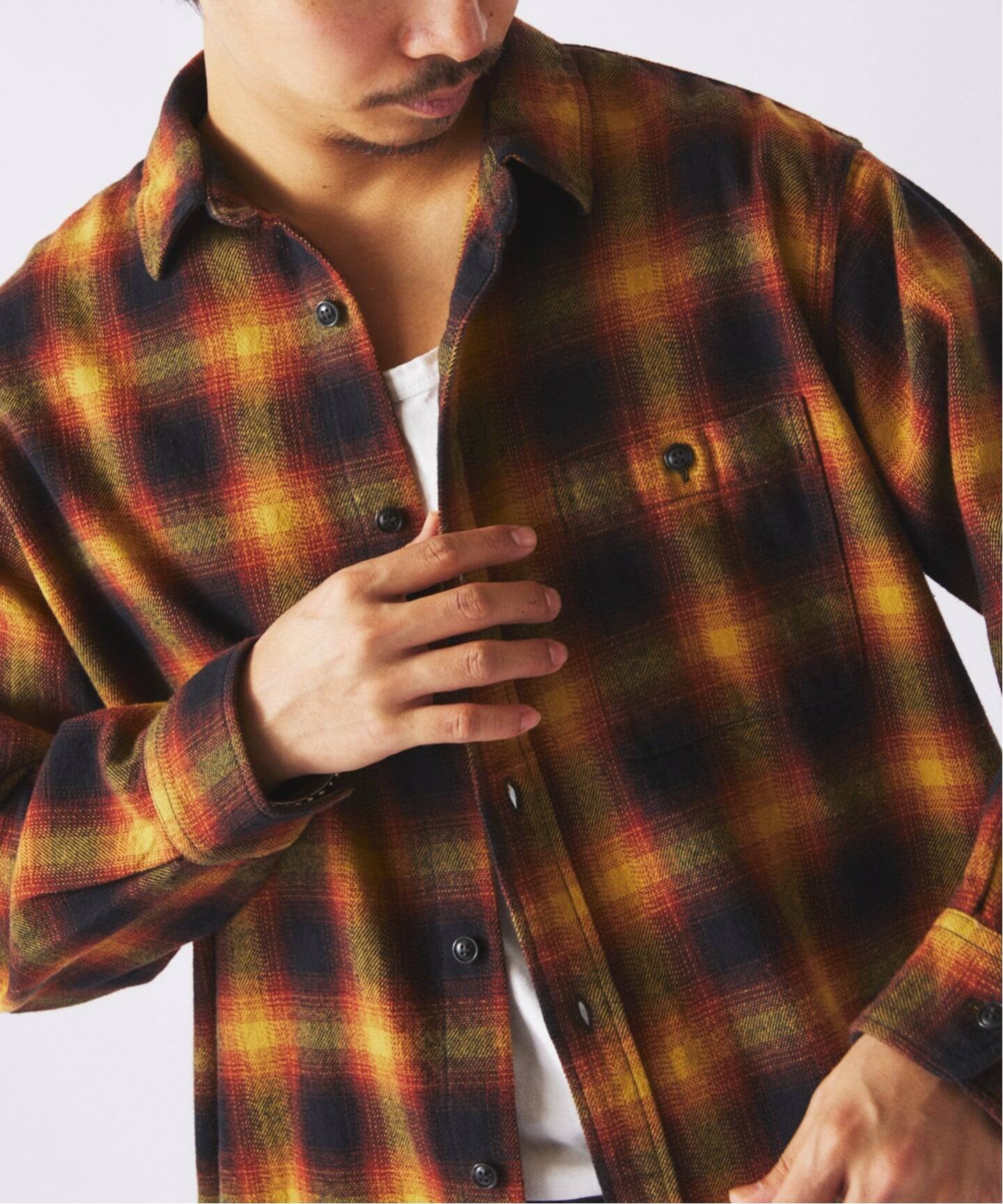 USAコットン ネル オンブレチェック シャツ（シャツ／ブラウス