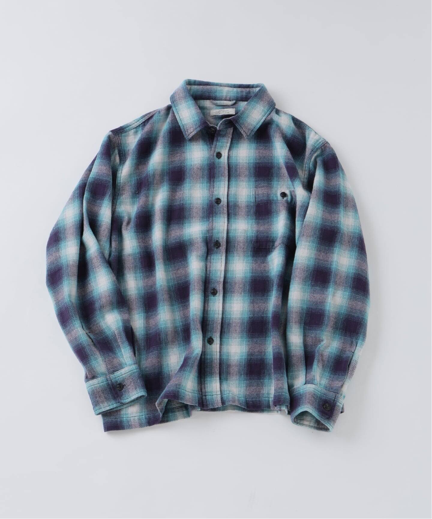 JOURNAL STANDARD　USAコットン ネル オンブレチェック シャツ USAコットン ネル オンブレチェック シャツ（シャツ／ブラウス