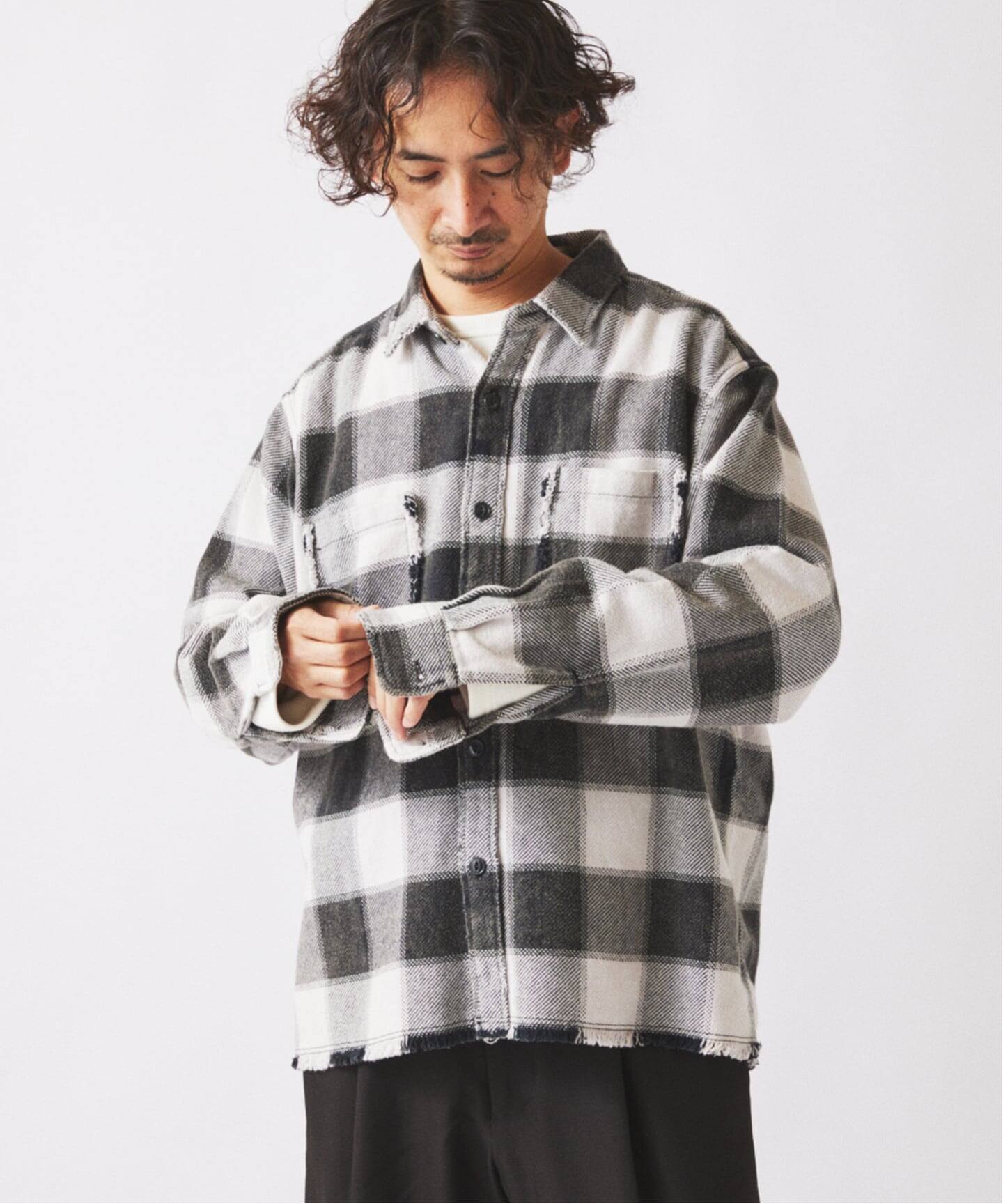 ジャーナルスタンダード レリューム（JOURNAL STANDARD relume）/USAコットン フリンジネル バッファローチェックシャツ USAコットン フリンジネル バッファローチェックシャツ（シャツ