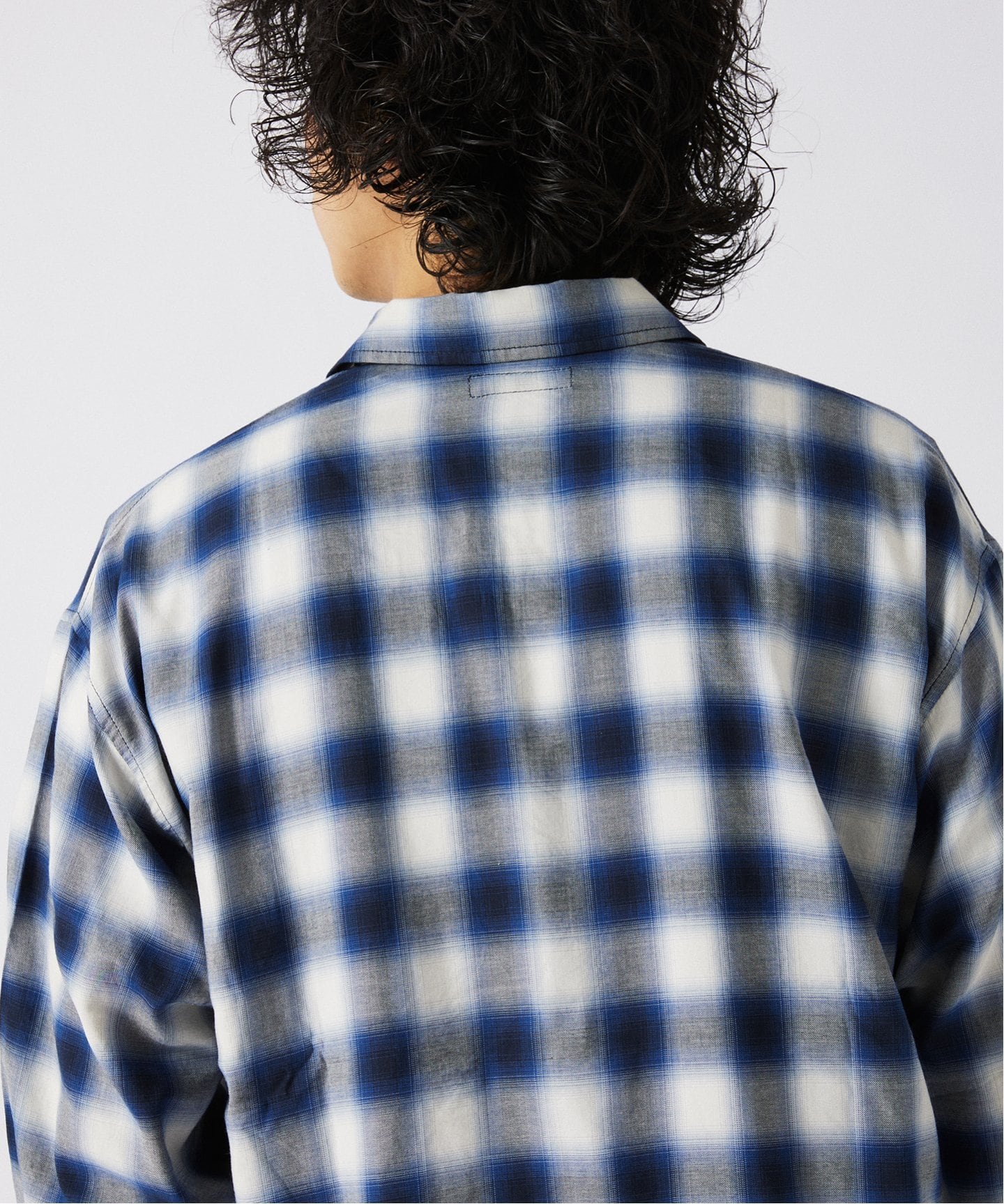 JOURNAL STANDARD relume レーヨン オンブレチェック コットン/レーヨン オンブレチェックシャツ（シャツ／ブラウス
