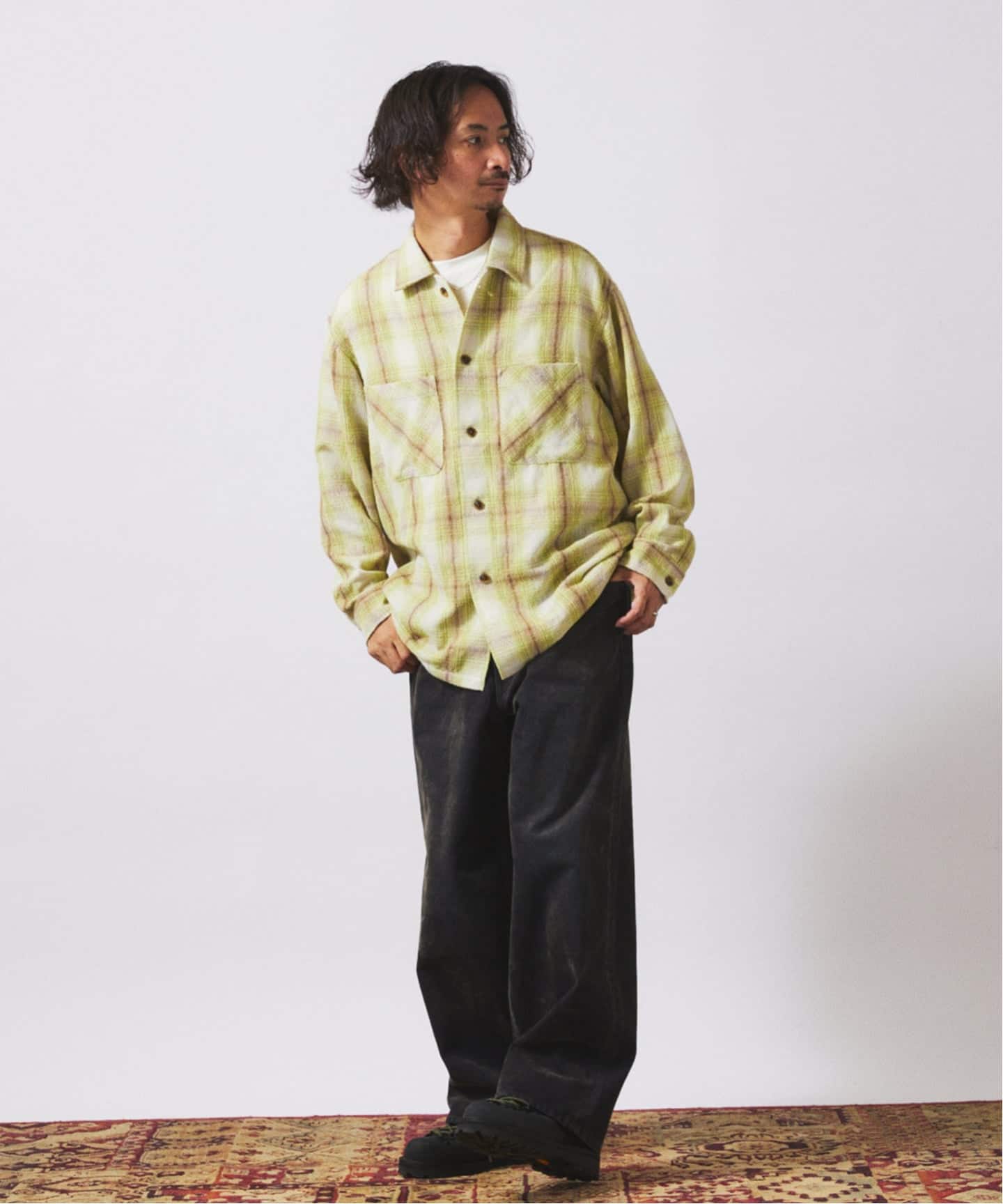 リング オンブレーチェックシャツ（シャツ／ブラウス）｜JOURNAL