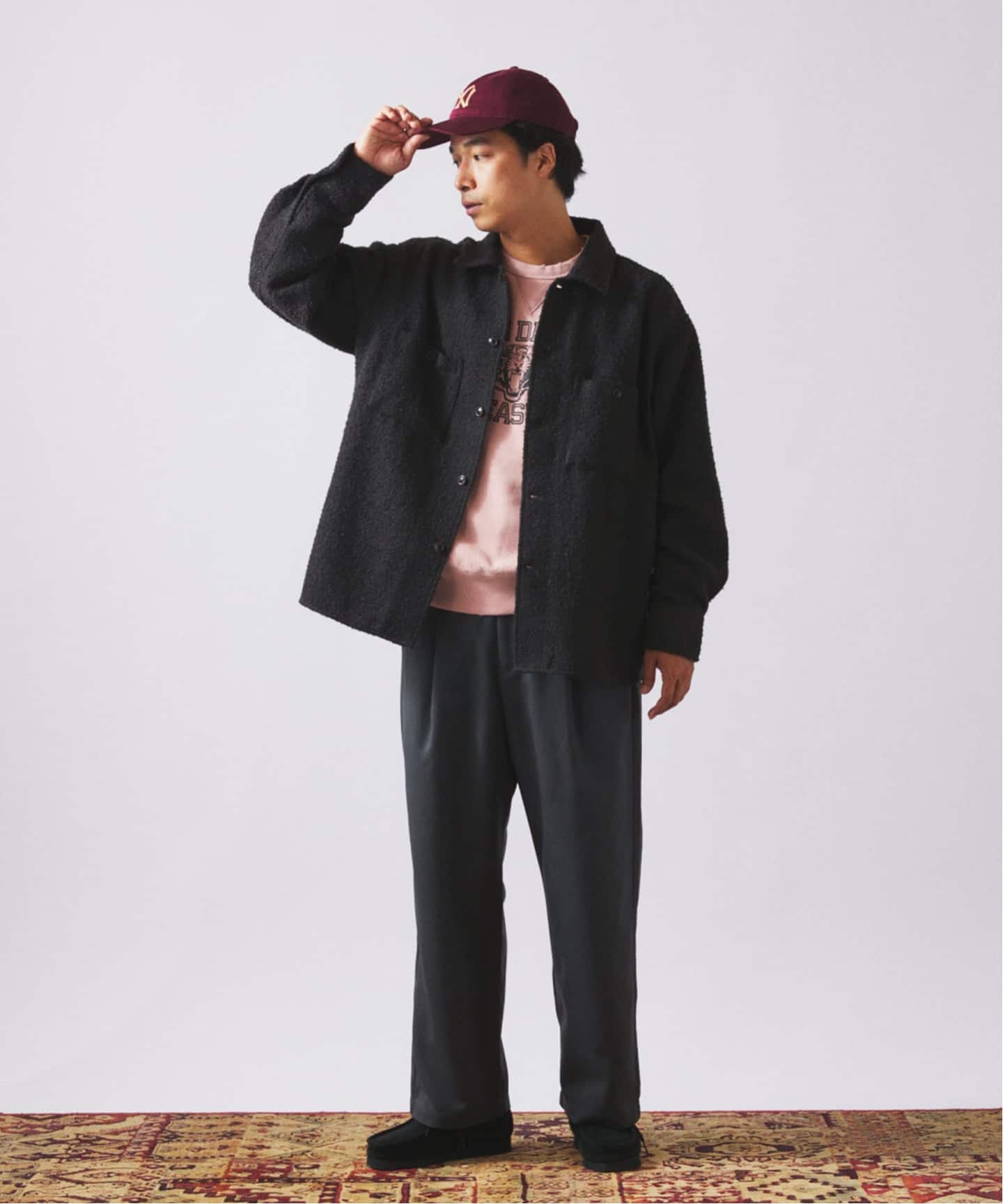 ビッグ ヘリンボン CPO シャツ ジャケット（シャツ／ブラウス