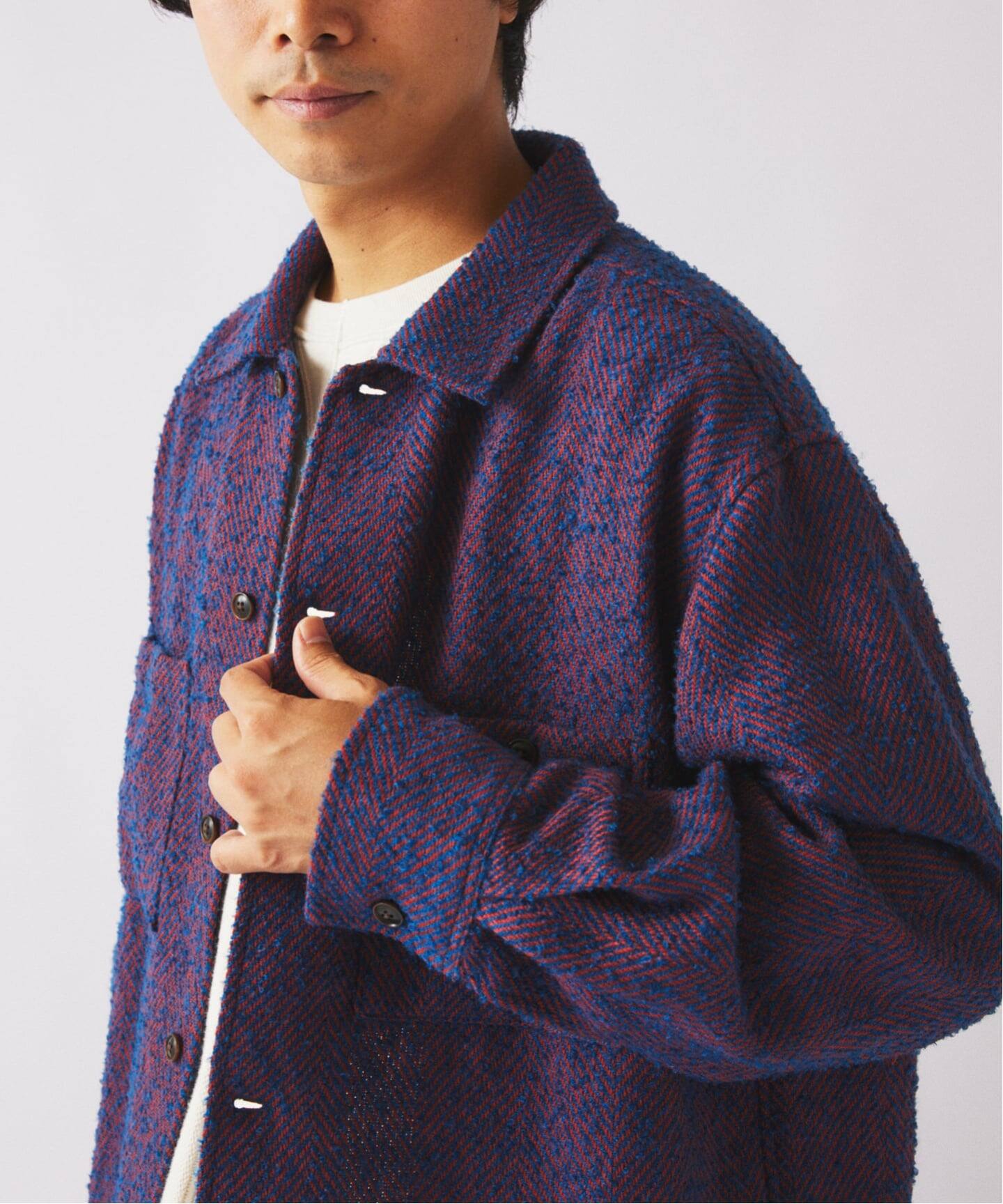 ジャーナルスタンダード レリューム（JOURNAL STANDARD relume）/ビッグ ヘリンボン CPO シャツ ジャケット ビッグ ヘリンボン CPO シャツ ジャケット（シャツ／ブラウス