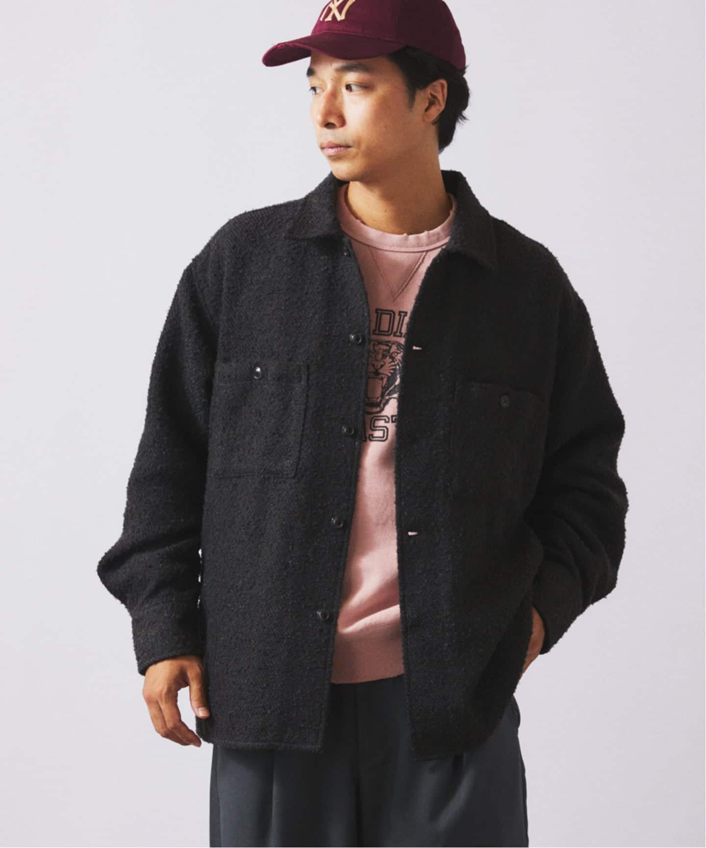 ビッグ ヘリンボン CPO シャツ ジャケット（シャツ／ブラウス