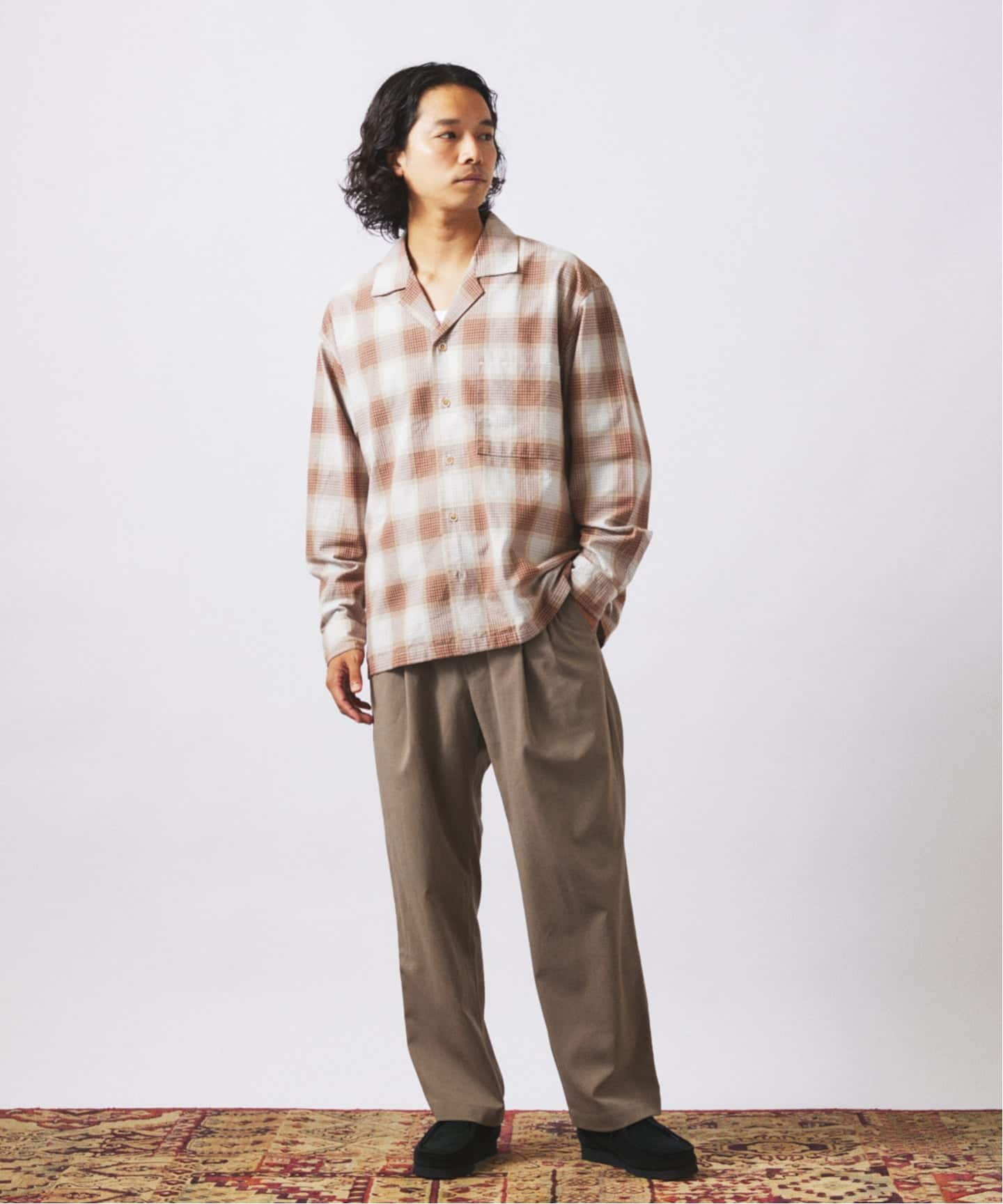 FIVE BROTHER /ファイブブラザー 別注 オンブレチェック シャツ