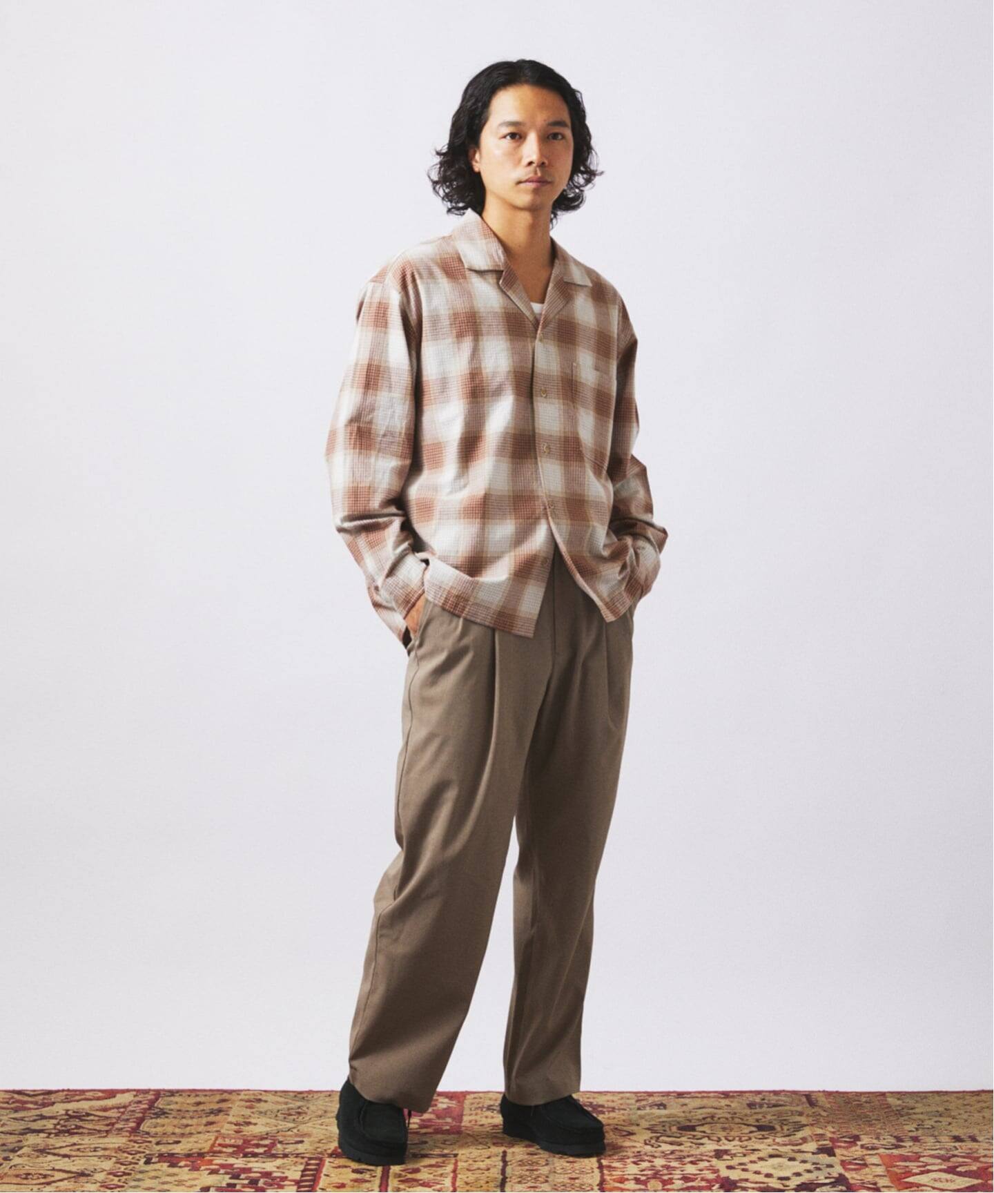 FIVE BROTHER /ファイブブラザー 別注 オンブレチェック シャツ