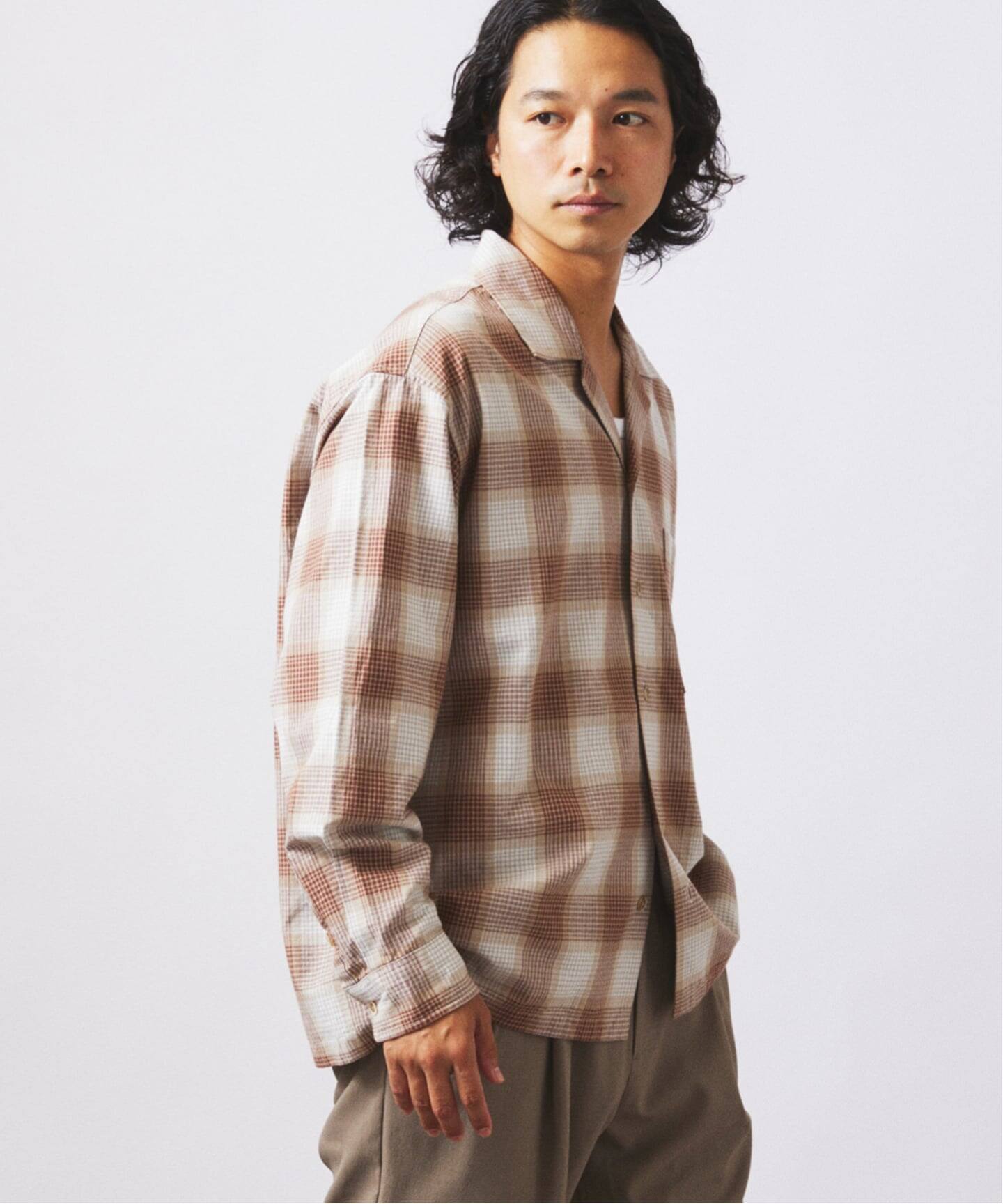 FIVE BROTHER /ファイブブラザー 別注 オンブレチェック シャツ