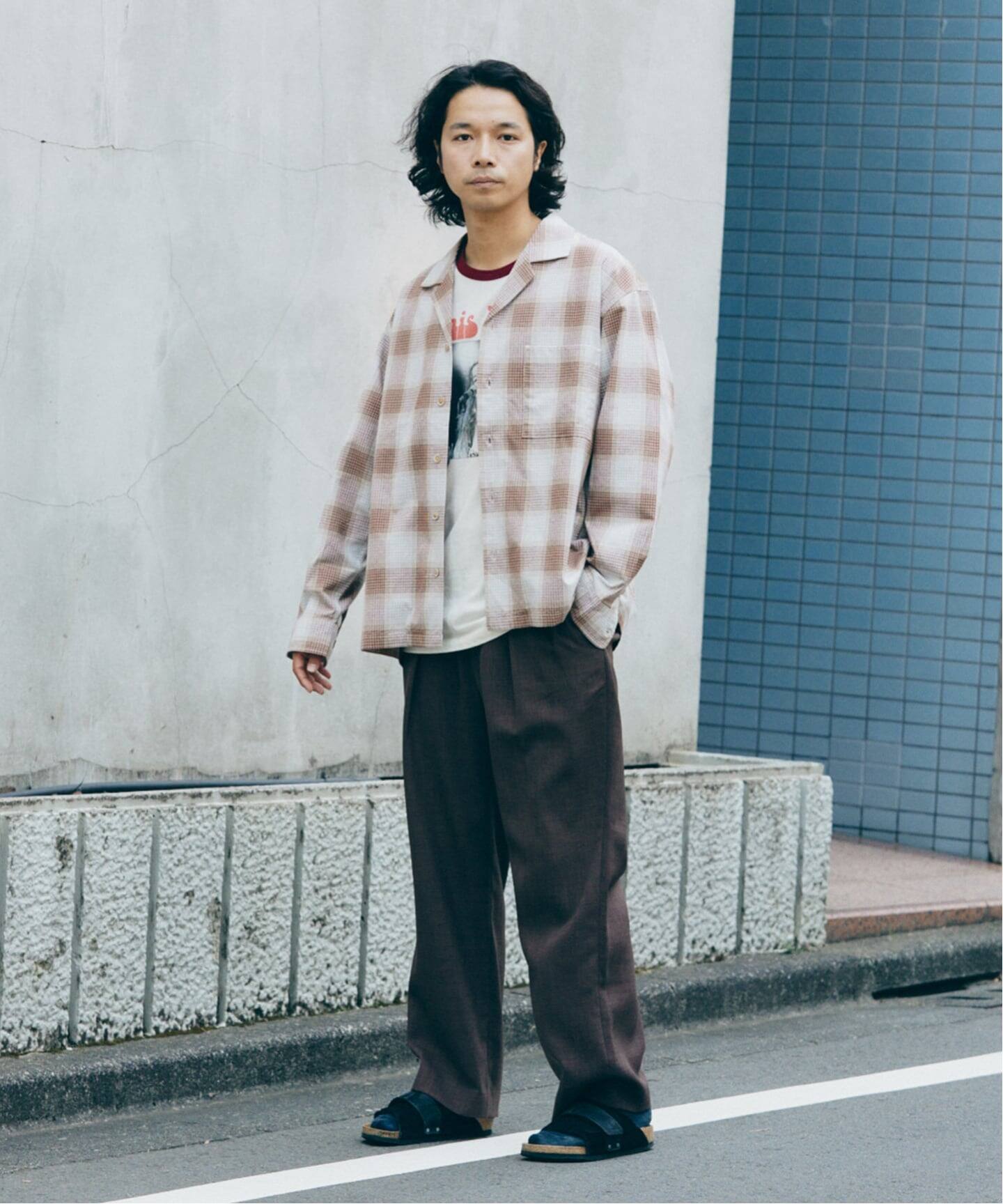 FIVE BROTHER /ファイブブラザー 別注 オンブレチェック シャツ