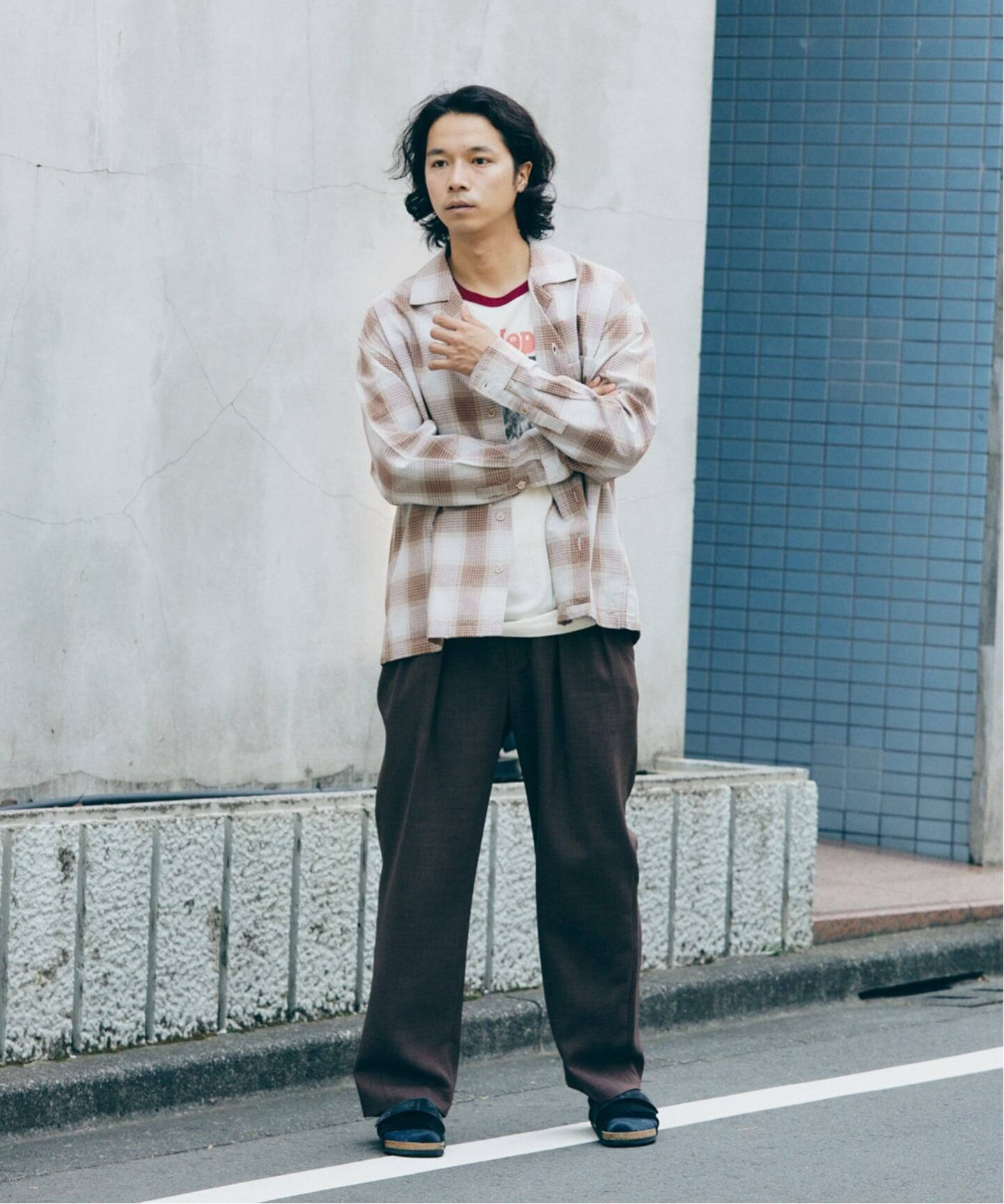 FIVE BROTHER /ファイブブラザー 別注 オンブレチェック シャツ