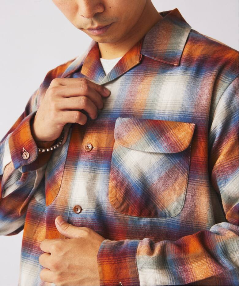 PENDLETON / ペンドルトン 別注 コットン シャギー オープンカラー 