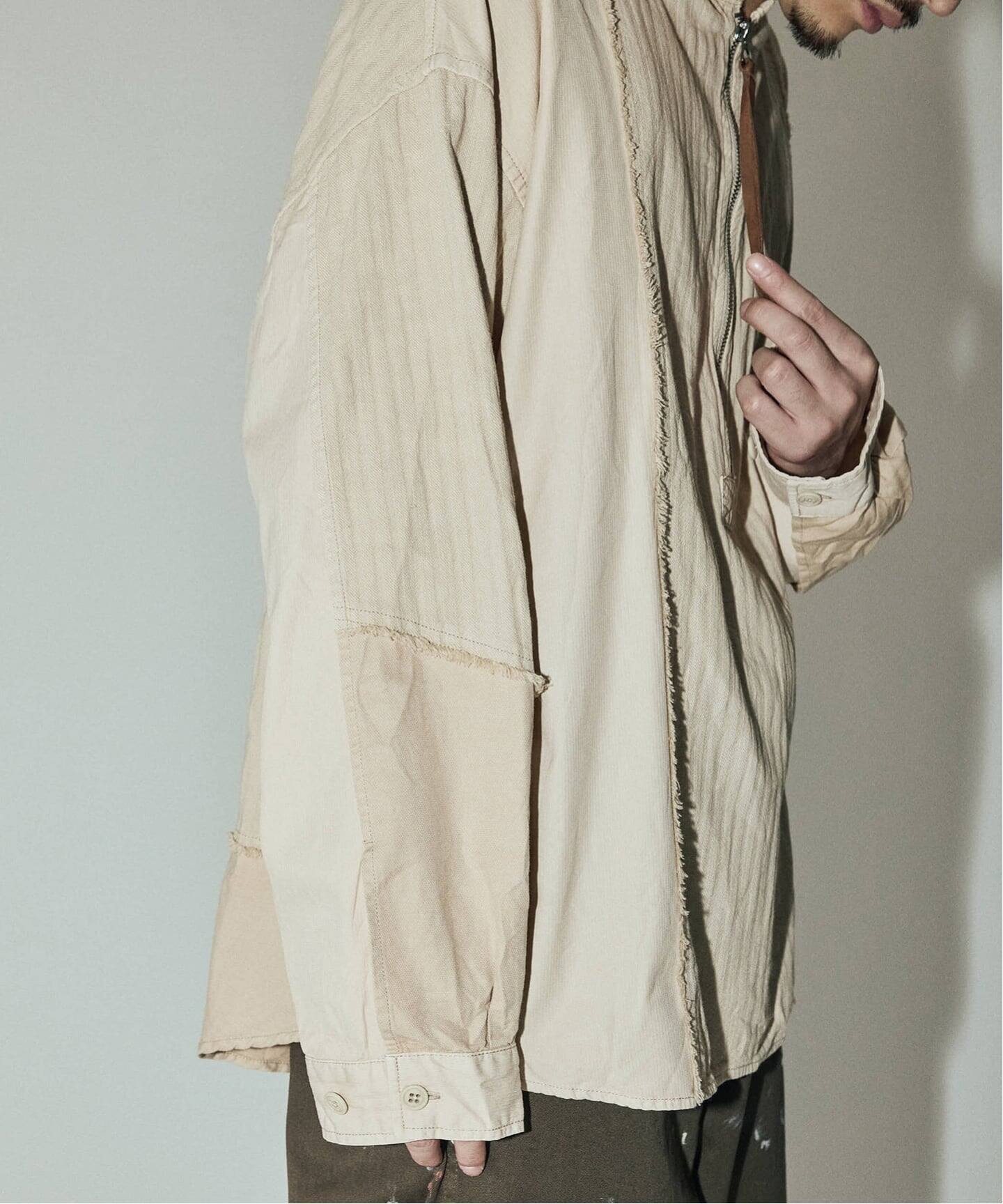 J．S．ホームステッド（J．S．stead）/J．S．stead / バリアス クロス ジップ シャツ J.S.Homestead / バリアス クロス ジップ シャツ（シャツ／ブラウス