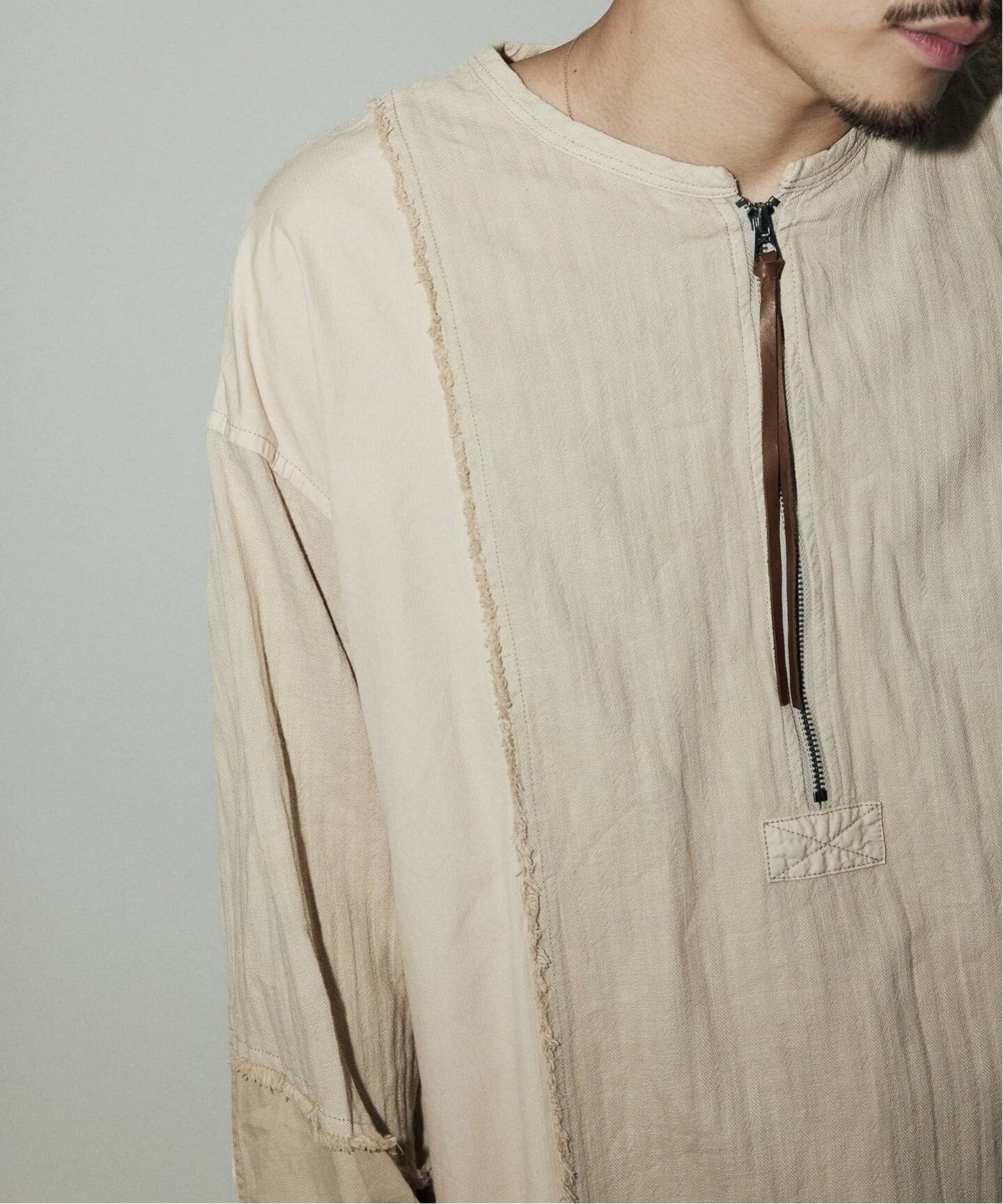 J.S.Homestead / バリアス クロス ジップ シャツ（シャツ／ブラウス