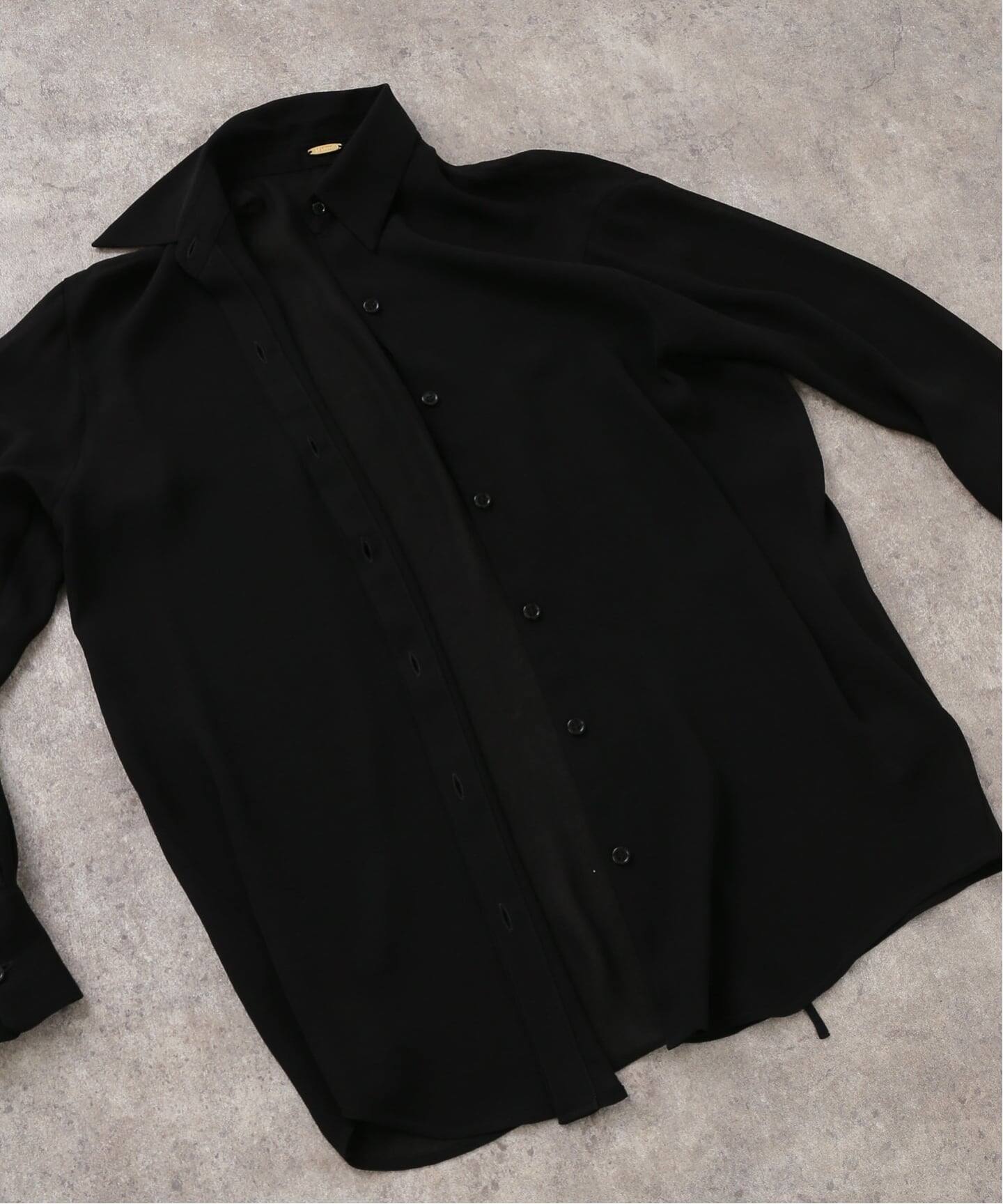 トリアセ シフォン シャツ（シャツ／ブラウス）｜Deuxieme