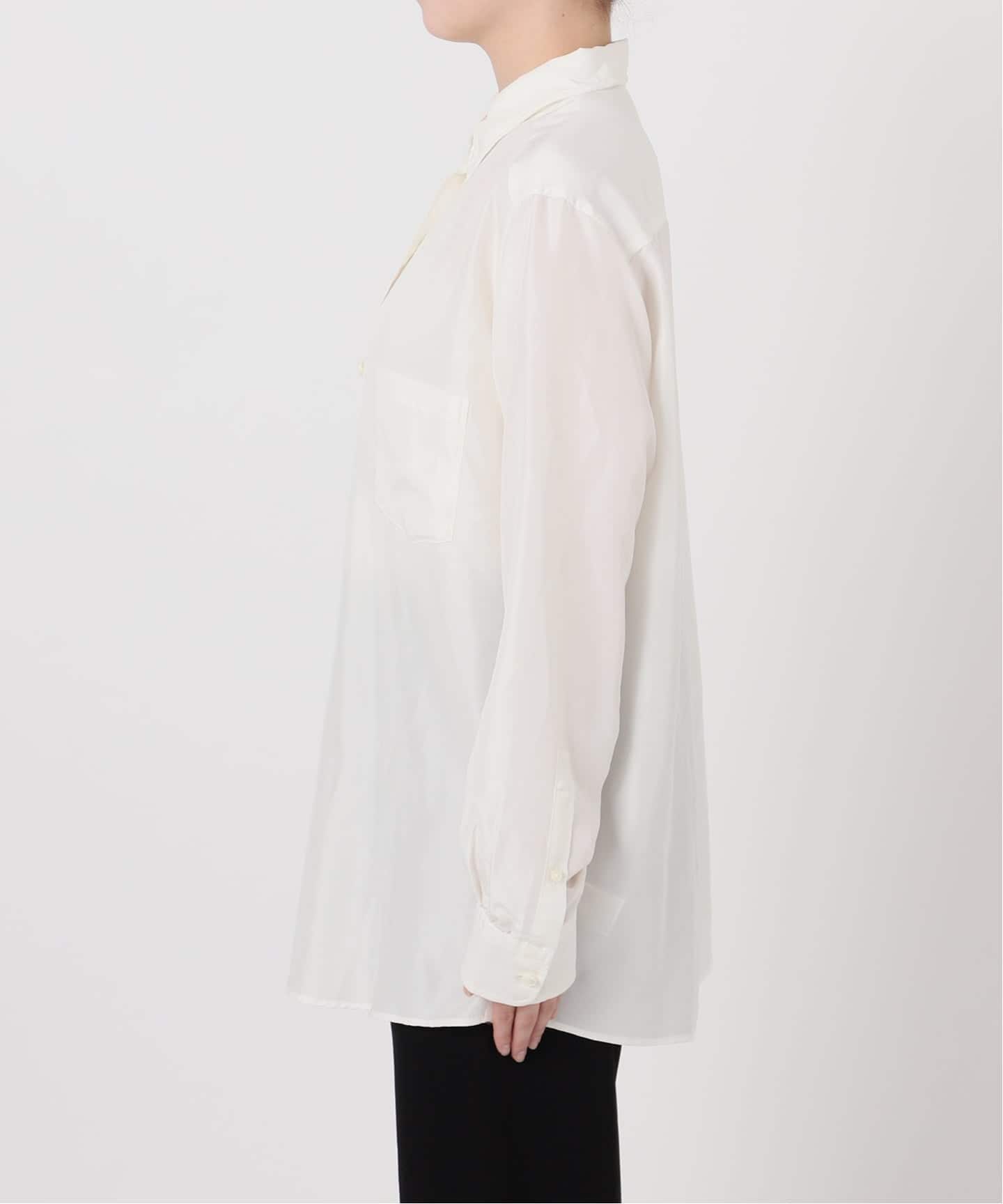 シルク ウォッシュ シャツ（シャツ／ブラウス）｜Deuxieme