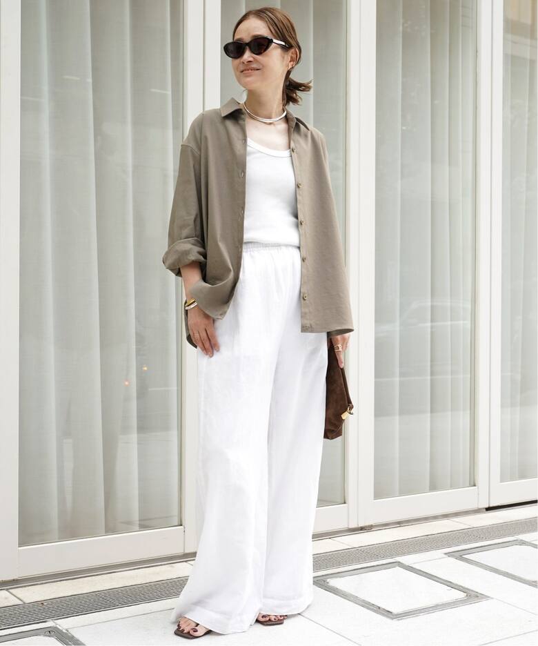 STRETCH TWILL CACHE シャツ（シャツ／ブラウス）｜Deuxieme Classe  