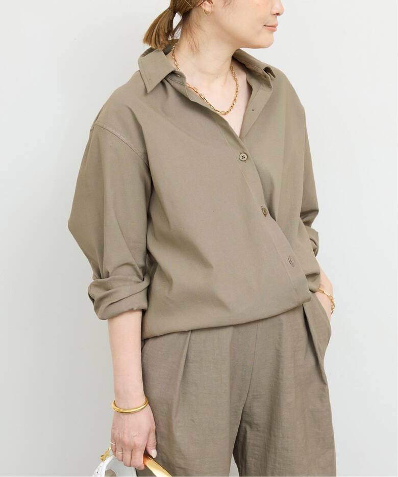 STRETCH TWILL CACHE シャツ（シャツ／ブラウス）｜Deuxieme Classe 