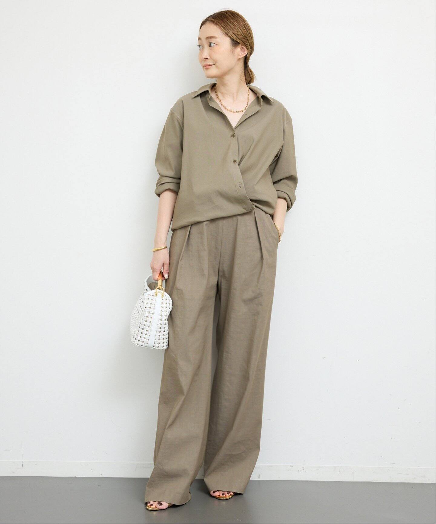 STRETCH TWILL CACHE シャツ（シャツ／ブラウス）｜Deuxieme Classe 