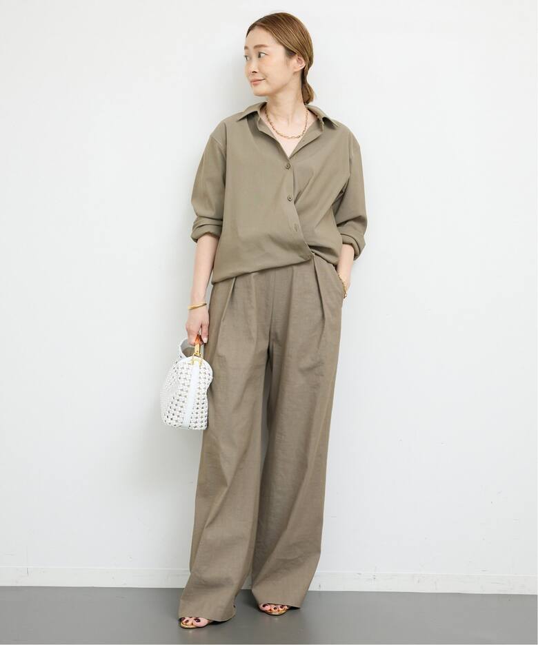 STRETCH TWILL CACHE シャツ（シャツ／ブラウス）｜Deuxieme Classe  