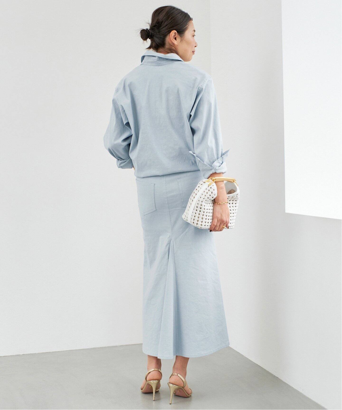 STRETCH TWILL CACHE シャツ（シャツ／ブラウス）｜Deuxieme Classe 